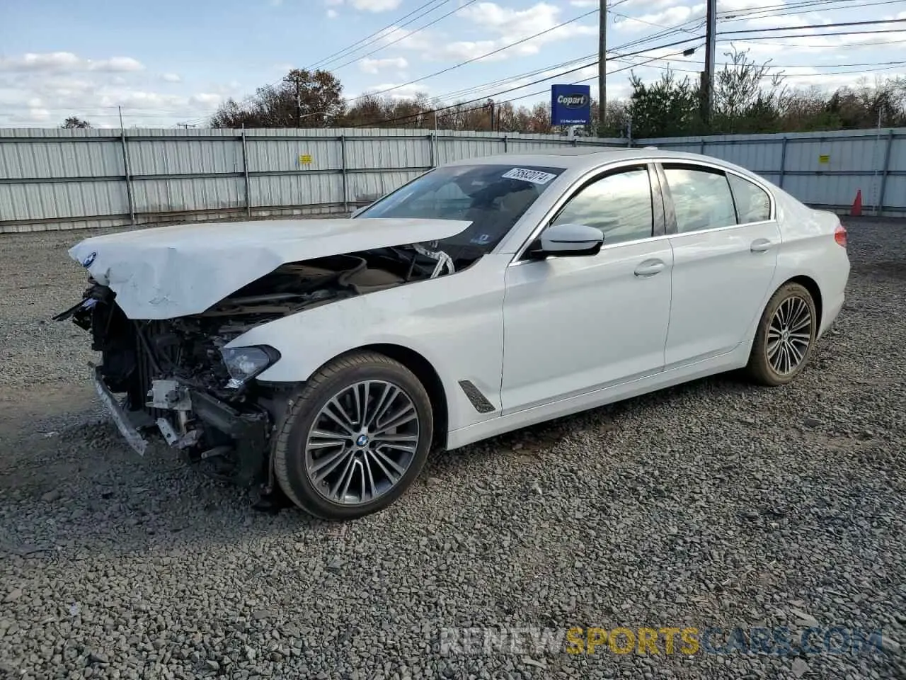 1 Photograph of a damaged car WBAJA7C53KG910850 BMW 5 SERIES 2019