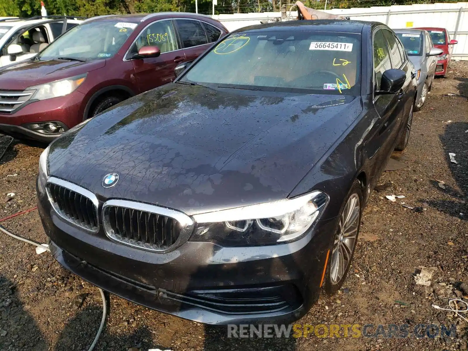 2 Photograph of a damaged car WBAJA7C53KWW07282 BMW 5 SERIES 2019