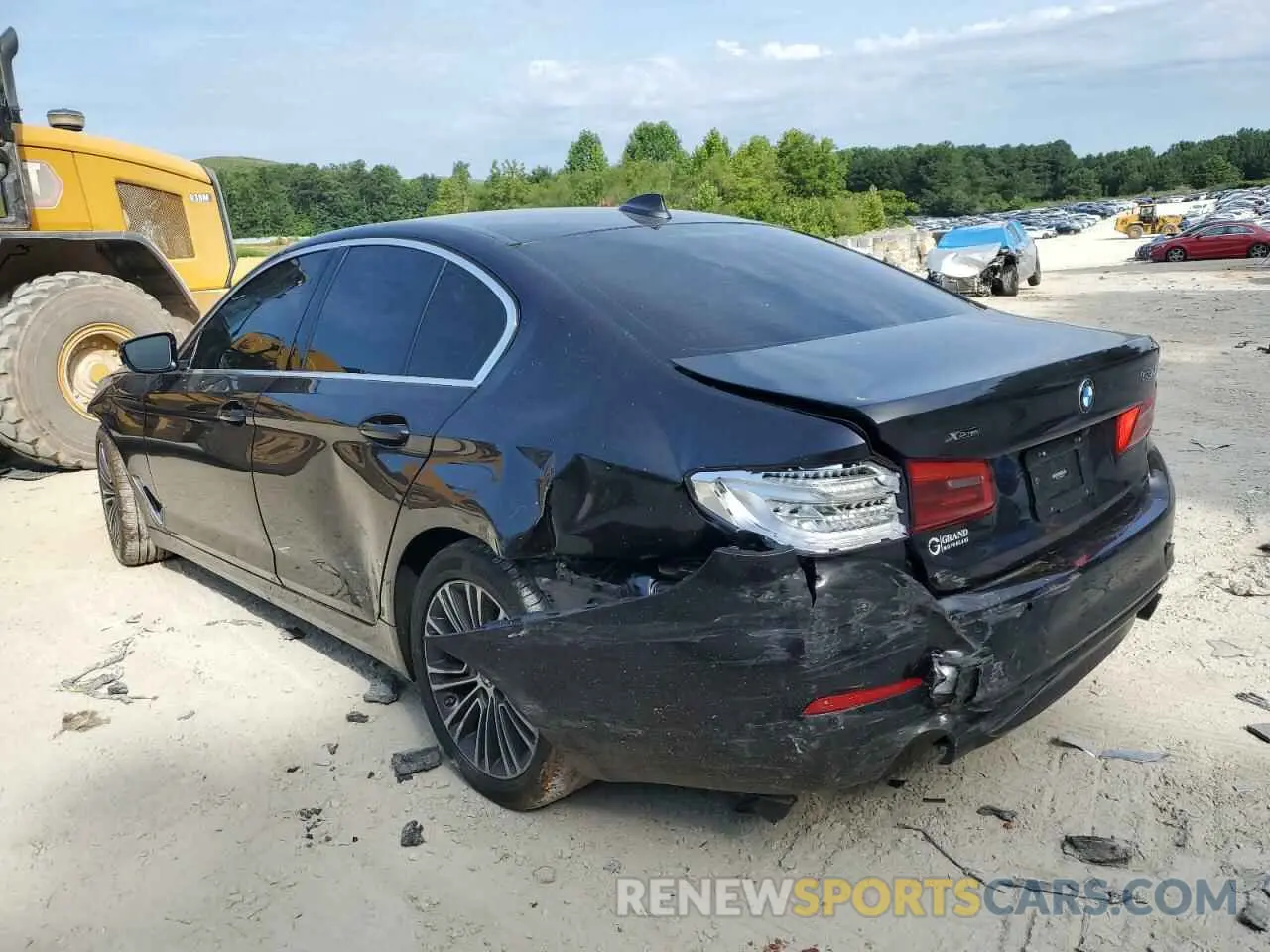 3 Photograph of a damaged car WBAJA7C53KWW08030 BMW 5 SERIES 2019