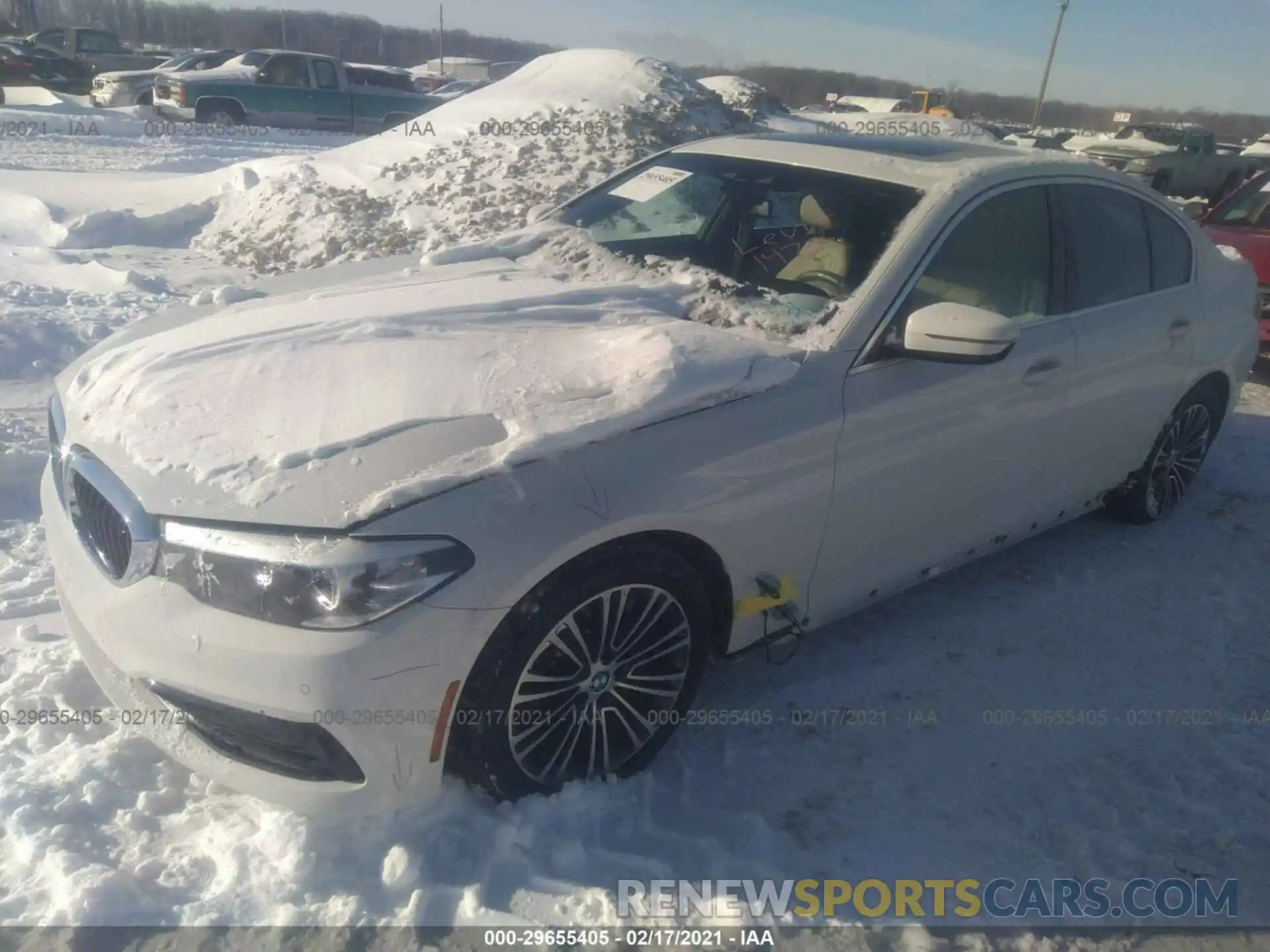 2 Photograph of a damaged car WBAJA7C53KWW09727 BMW 5 SERIES 2019