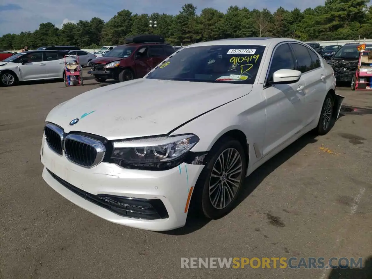 2 Photograph of a damaged car WBAJA7C54KG910419 BMW 5 SERIES 2019