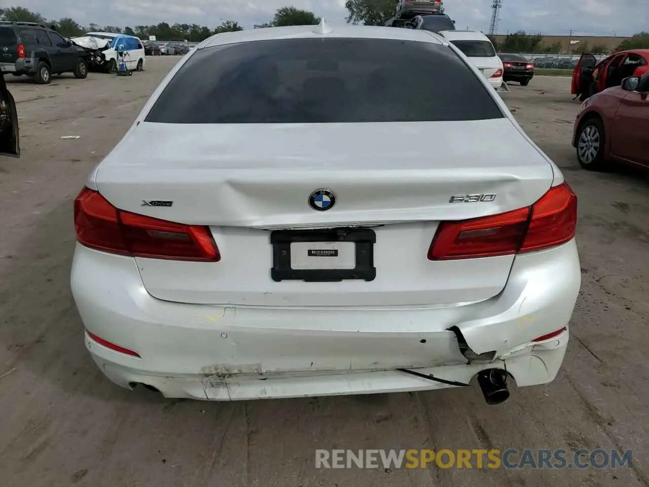 6 Photograph of a damaged car WBAJA7C54KG911621 BMW 5 SERIES 2019