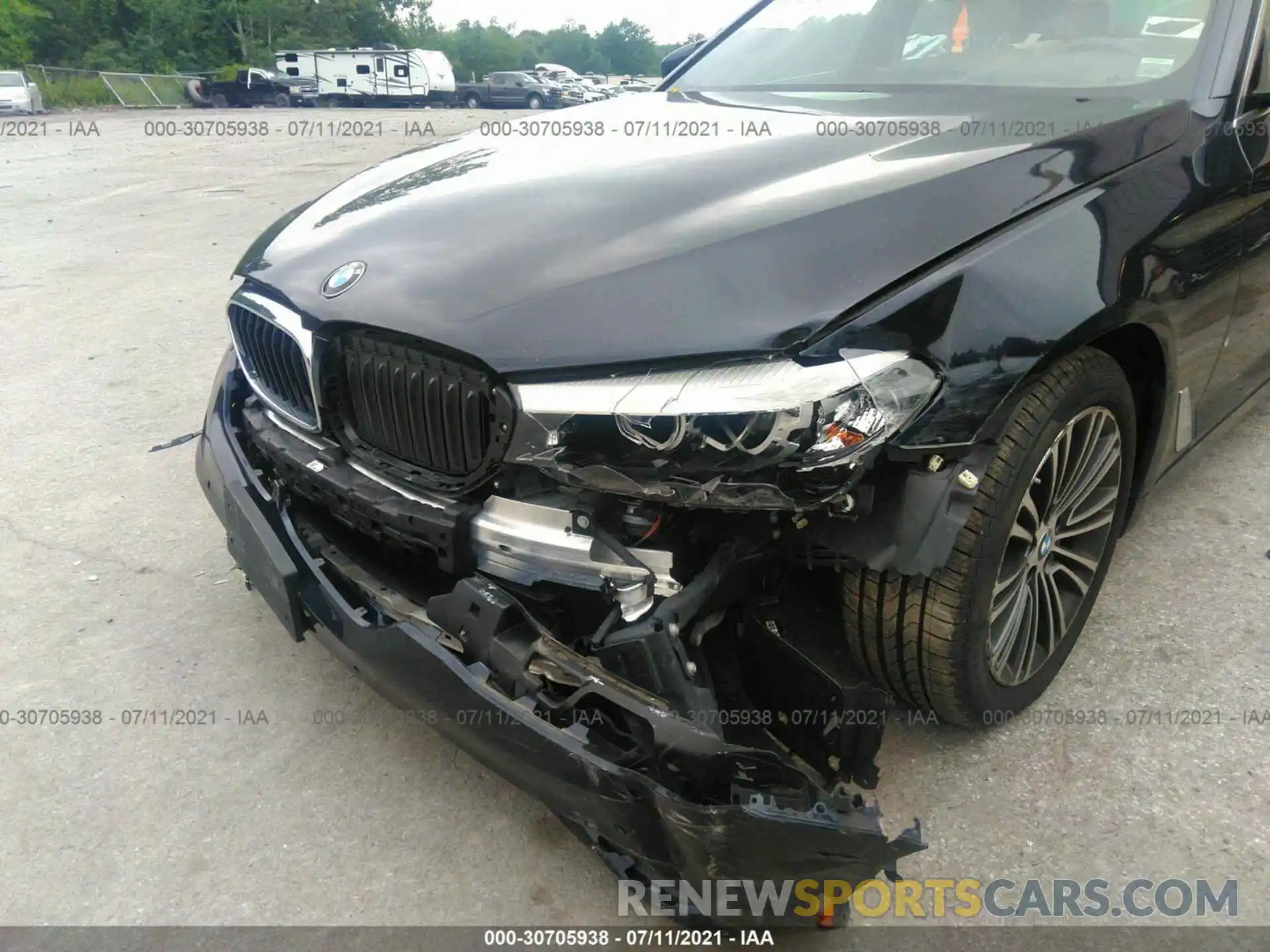 6 Photograph of a damaged car WBAJA7C54KG912025 BMW 5 SERIES 2019