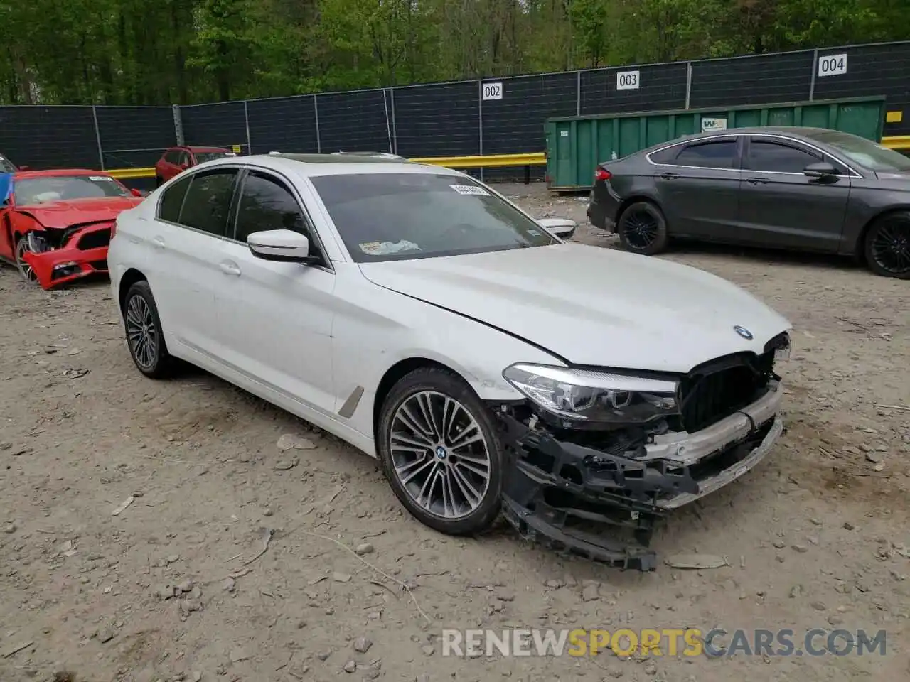 1 Photograph of a damaged car WBAJA7C54KWW07355 BMW 5 SERIES 2019