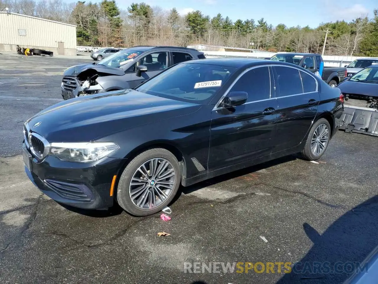 1 Photograph of a damaged car WBAJA7C54KWW23037 BMW 5 SERIES 2019