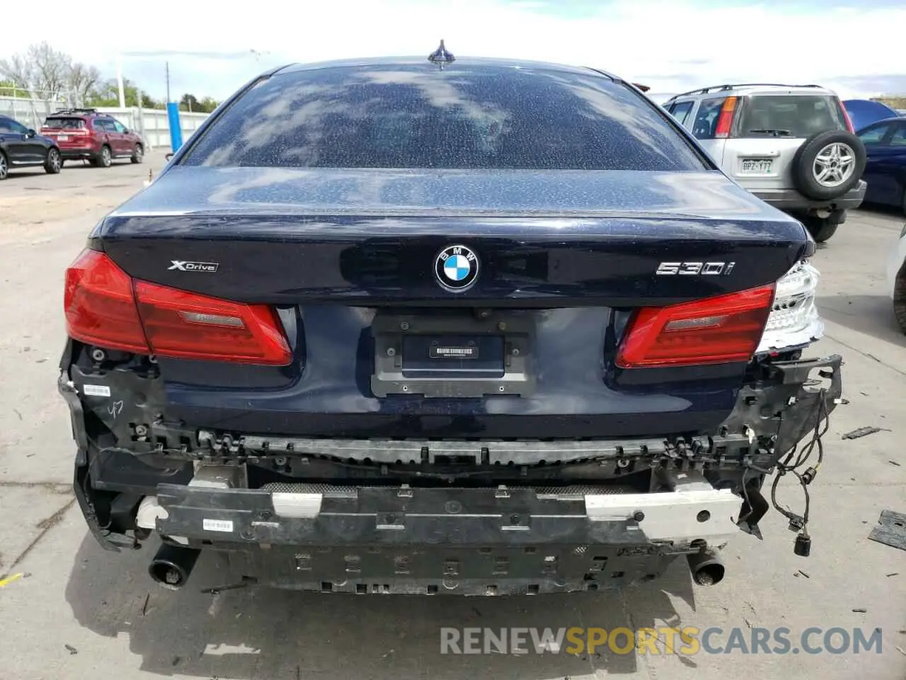 6 Photograph of a damaged car WBAJA7C54KWW25385 BMW 5 SERIES 2019