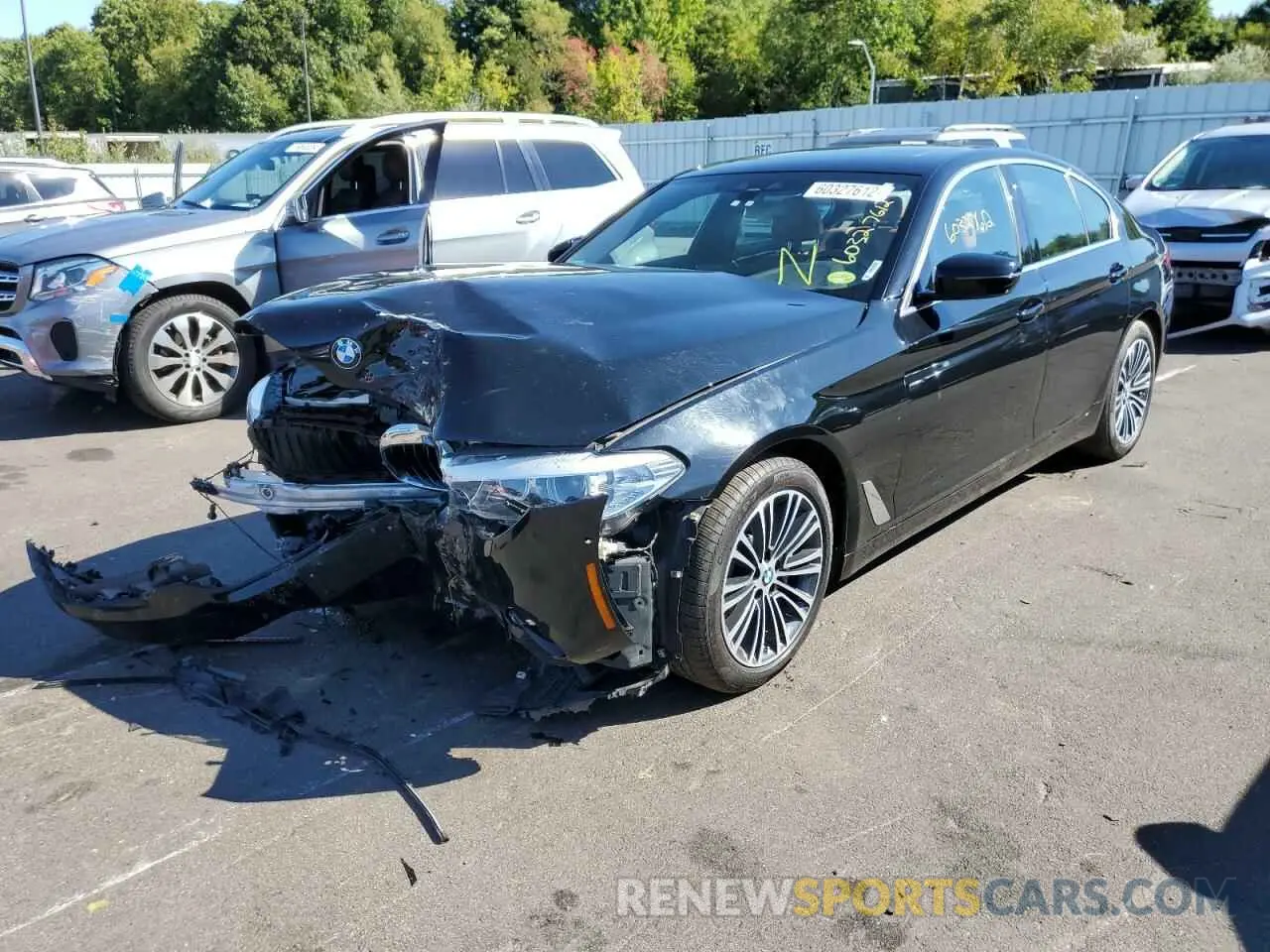 2 Photograph of a damaged car WBAJA7C55KG911899 BMW 5 SERIES 2019