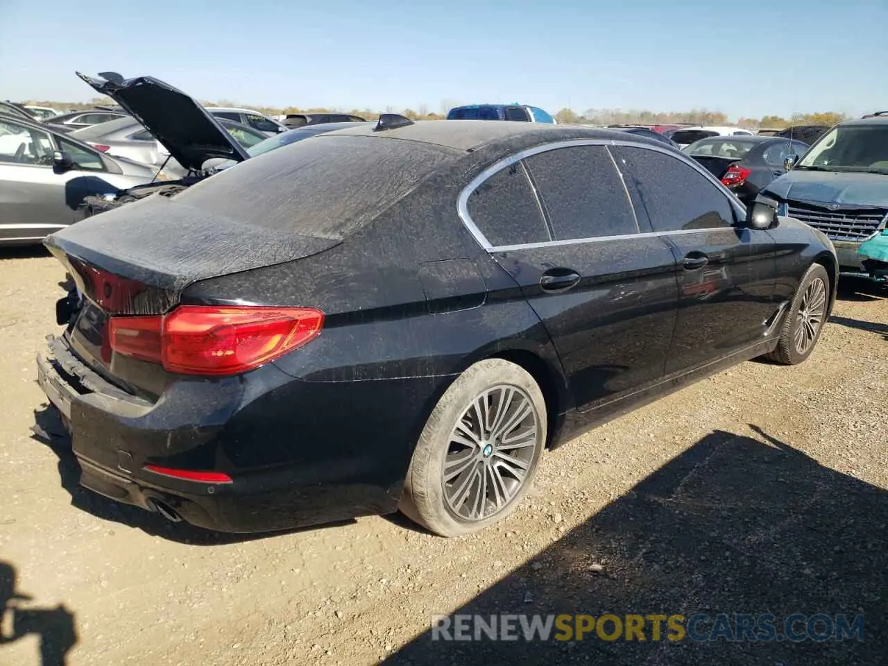 3 Photograph of a damaged car WBAJA7C55KWW17182 BMW 5 SERIES 2019