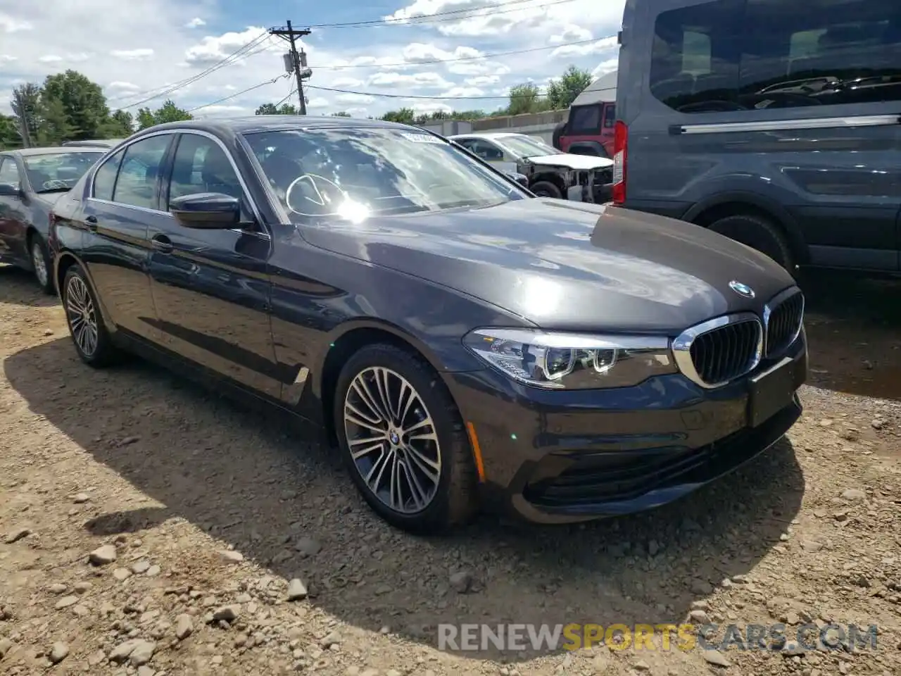 1 Photograph of a damaged car WBAJA7C56KWW19801 BMW 5 SERIES 2019