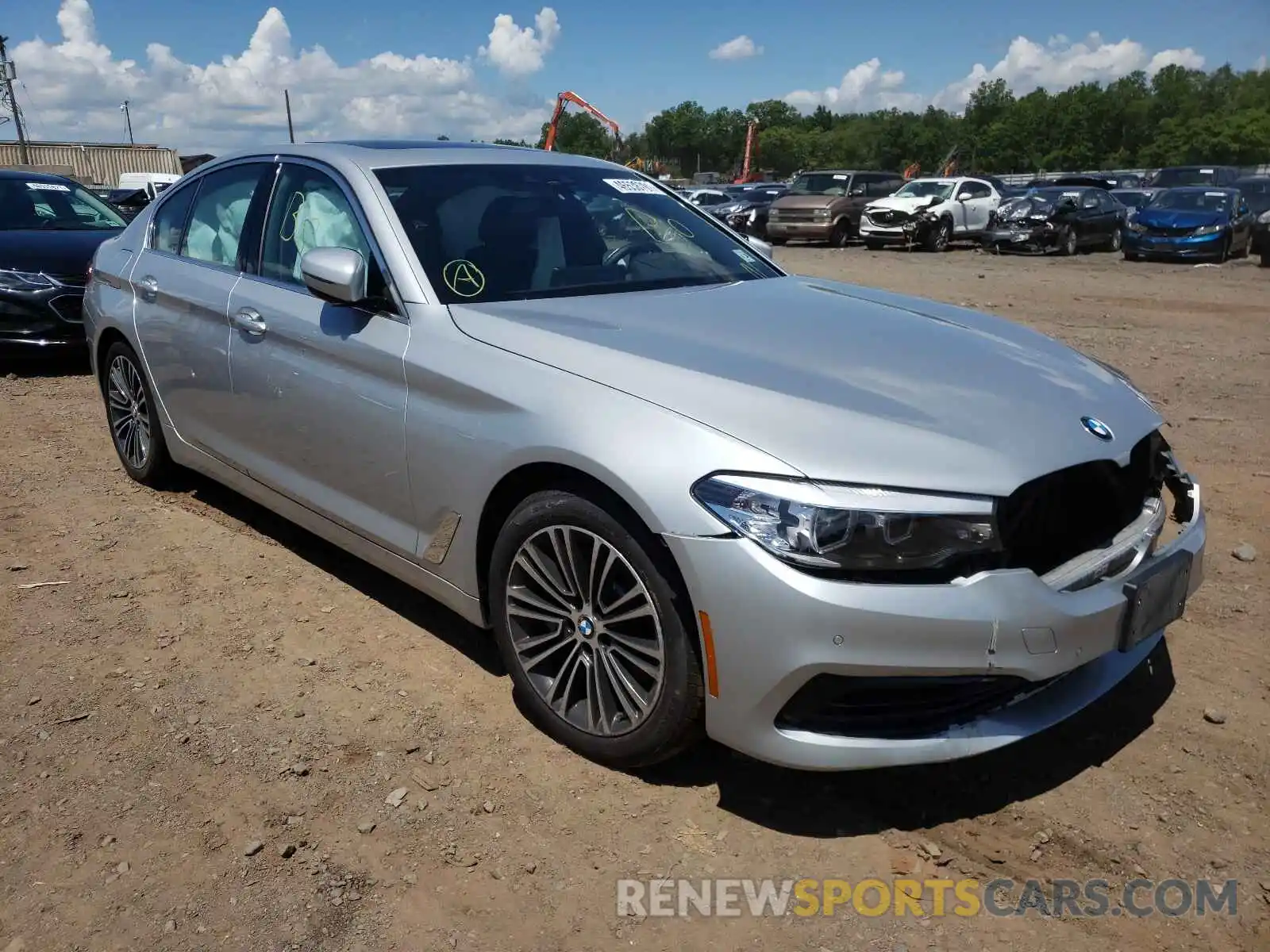 1 Photograph of a damaged car WBAJA7C56KWW32208 BMW 5 SERIES 2019