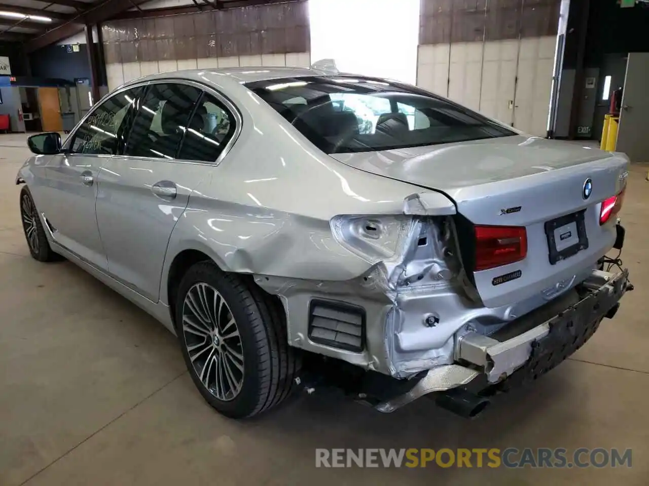 3 Photograph of a damaged car WBAJA7C57KWW07432 BMW 5 SERIES 2019