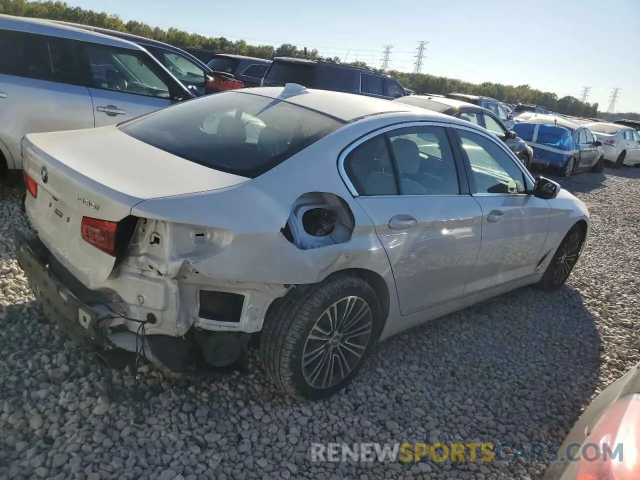 3 Photograph of a damaged car WBAJA7C58KWW11425 BMW 5 SERIES 2019