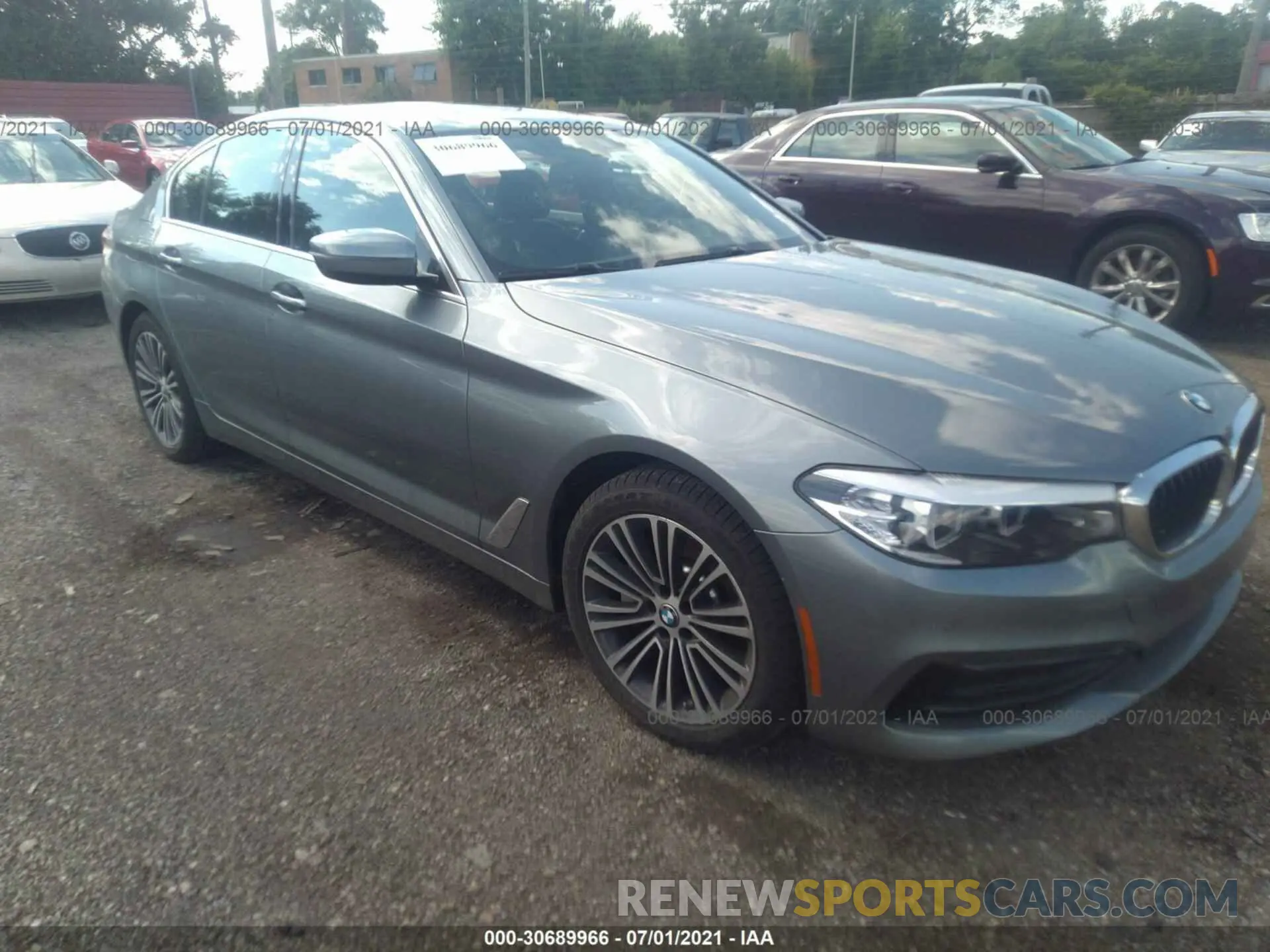 1 Photograph of a damaged car WBAJA7C58KWW22571 BMW 5 SERIES 2019