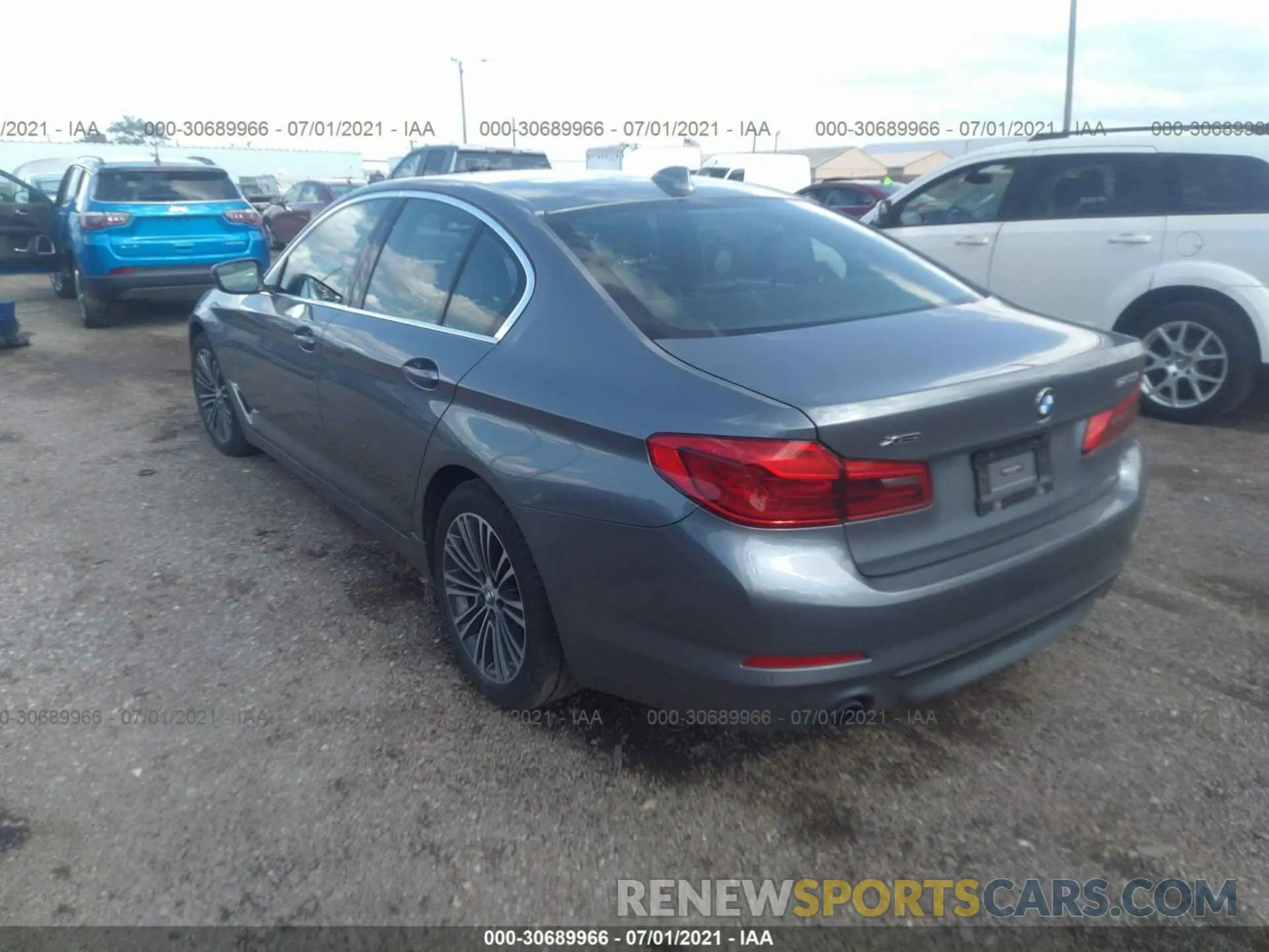 3 Photograph of a damaged car WBAJA7C58KWW22571 BMW 5 SERIES 2019