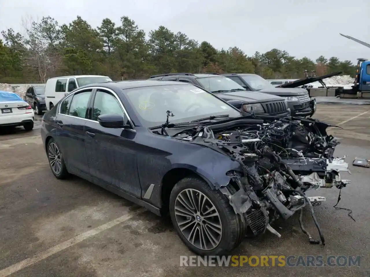 1 Photograph of a damaged car WBAJA7C5XKG911834 BMW 5 SERIES 2019