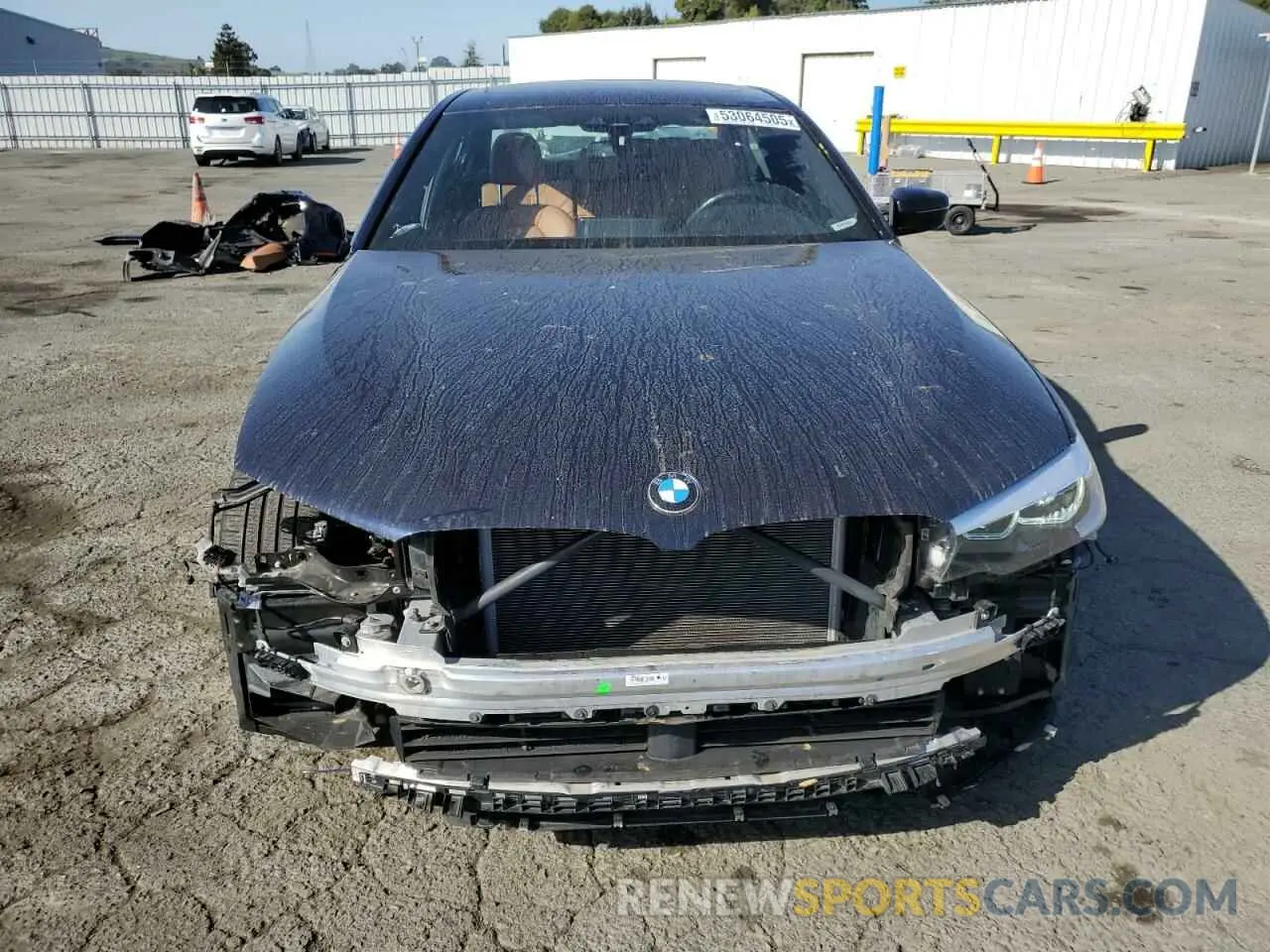 5 Photograph of a damaged car WBAJA9C51KB254706 BMW 5 SERIES 2019
