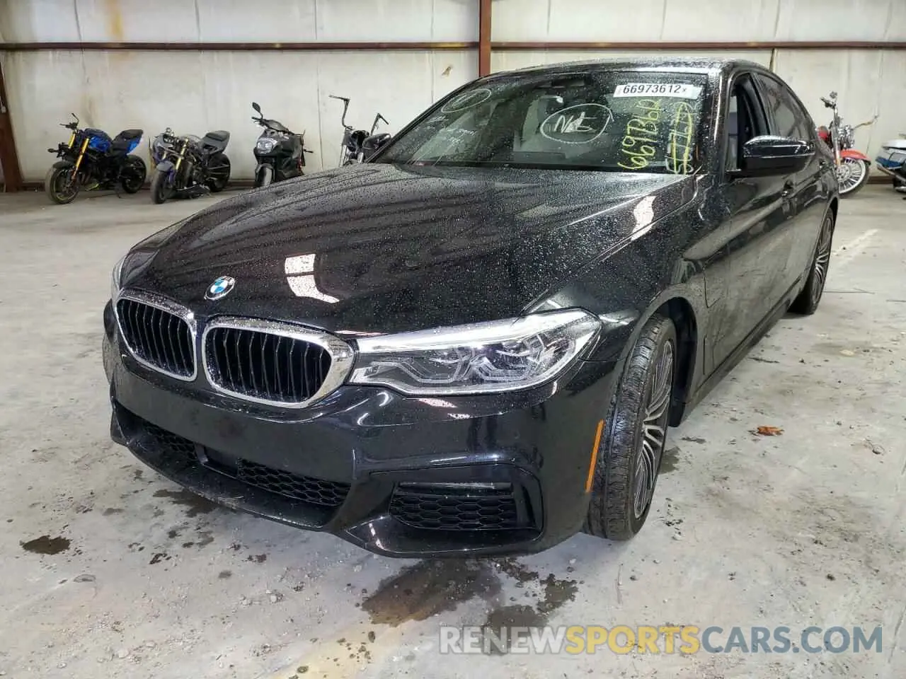 2 Photograph of a damaged car WBAJA9C54KB398587 BMW 5 SERIES 2019