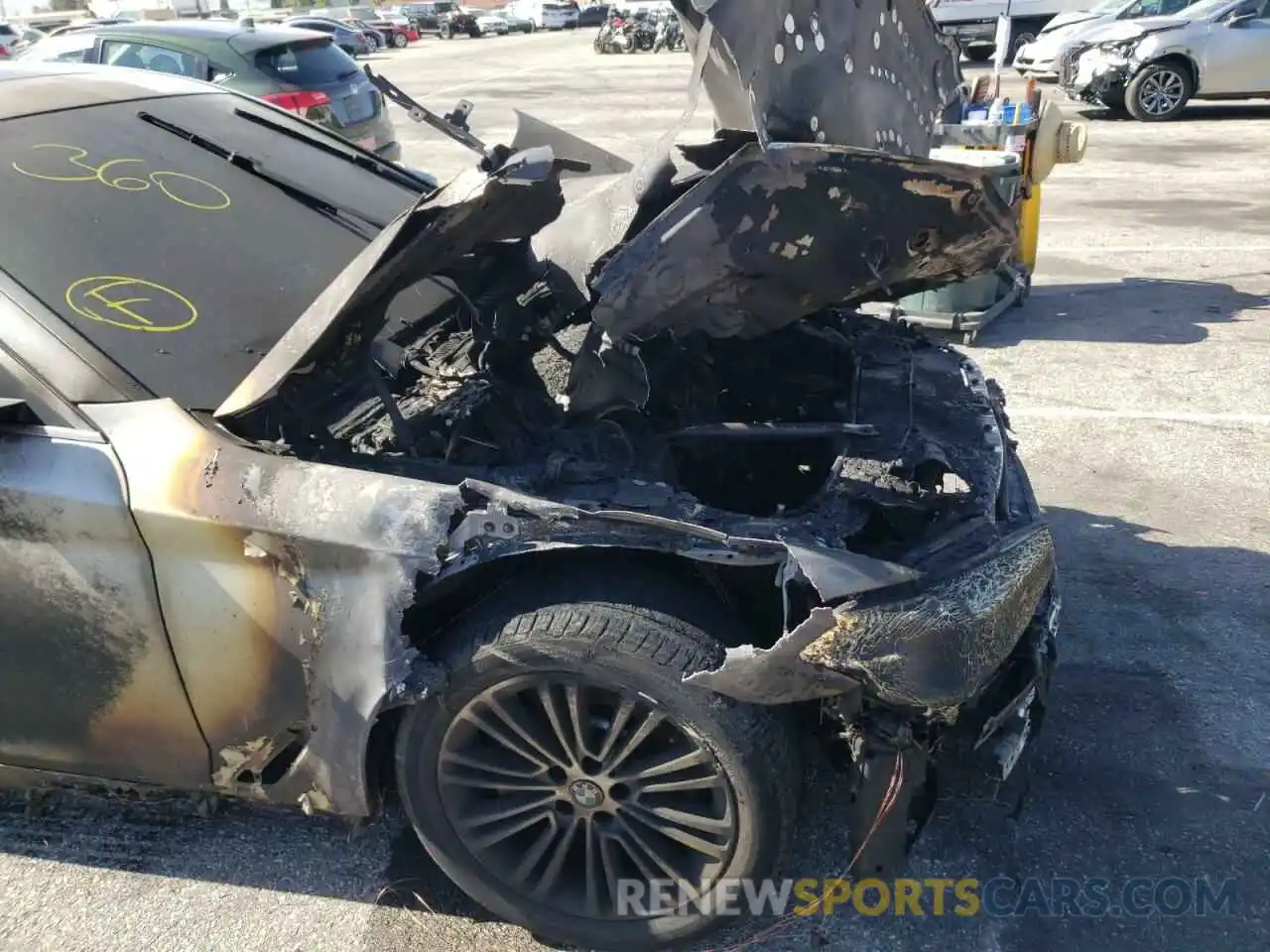 9 Photograph of a damaged car WBAJA9C54KB398833 BMW 5 SERIES 2019