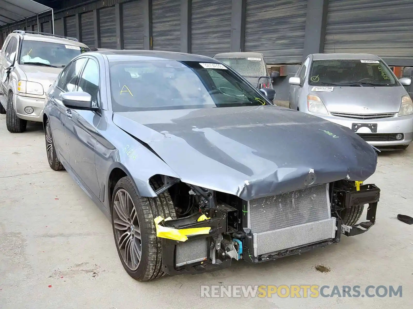 1 Photograph of a damaged car WBAJA9C55KB254255 BMW 5 SERIES 2019