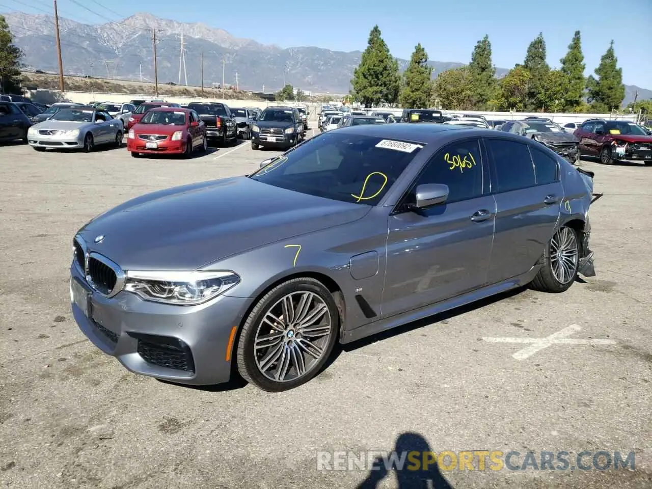 1 Photograph of a damaged car WBAJA9C56KB393133 BMW 5 SERIES 2019