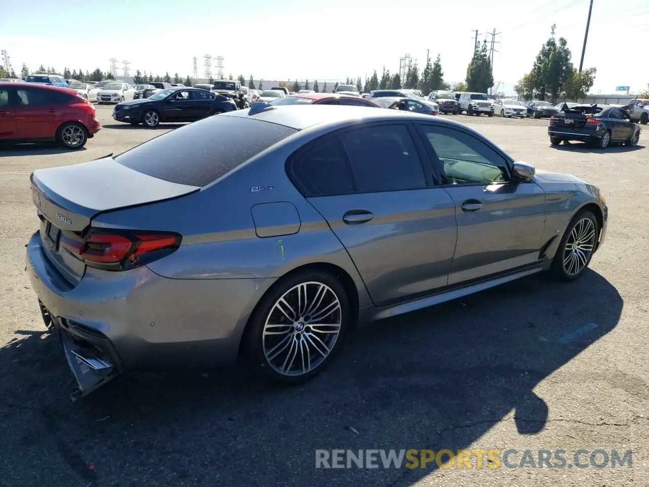 3 Photograph of a damaged car WBAJA9C56KB393133 BMW 5 SERIES 2019