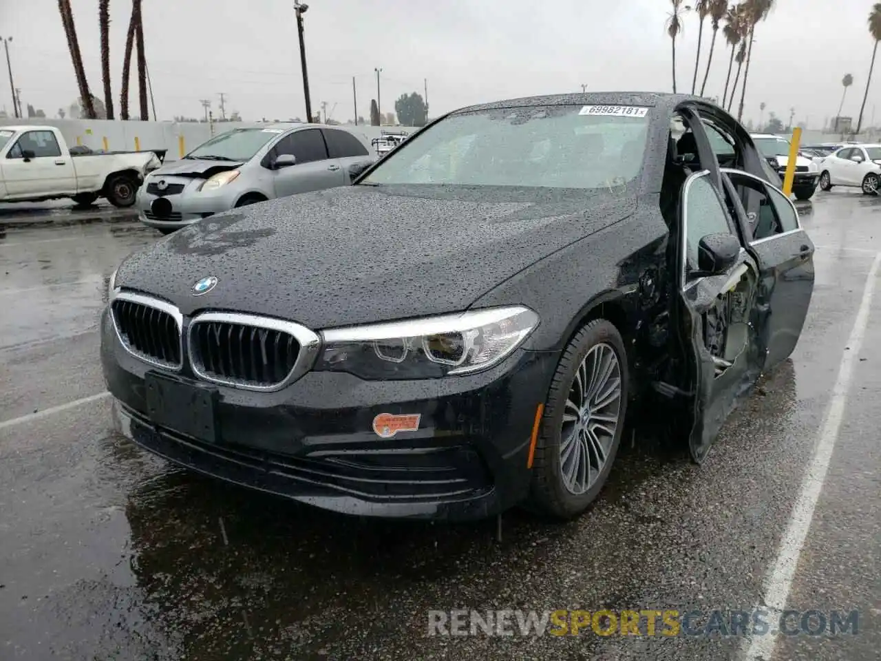 2 Photograph of a damaged car WBAJA9C56KB399210 BMW 5 SERIES 2019