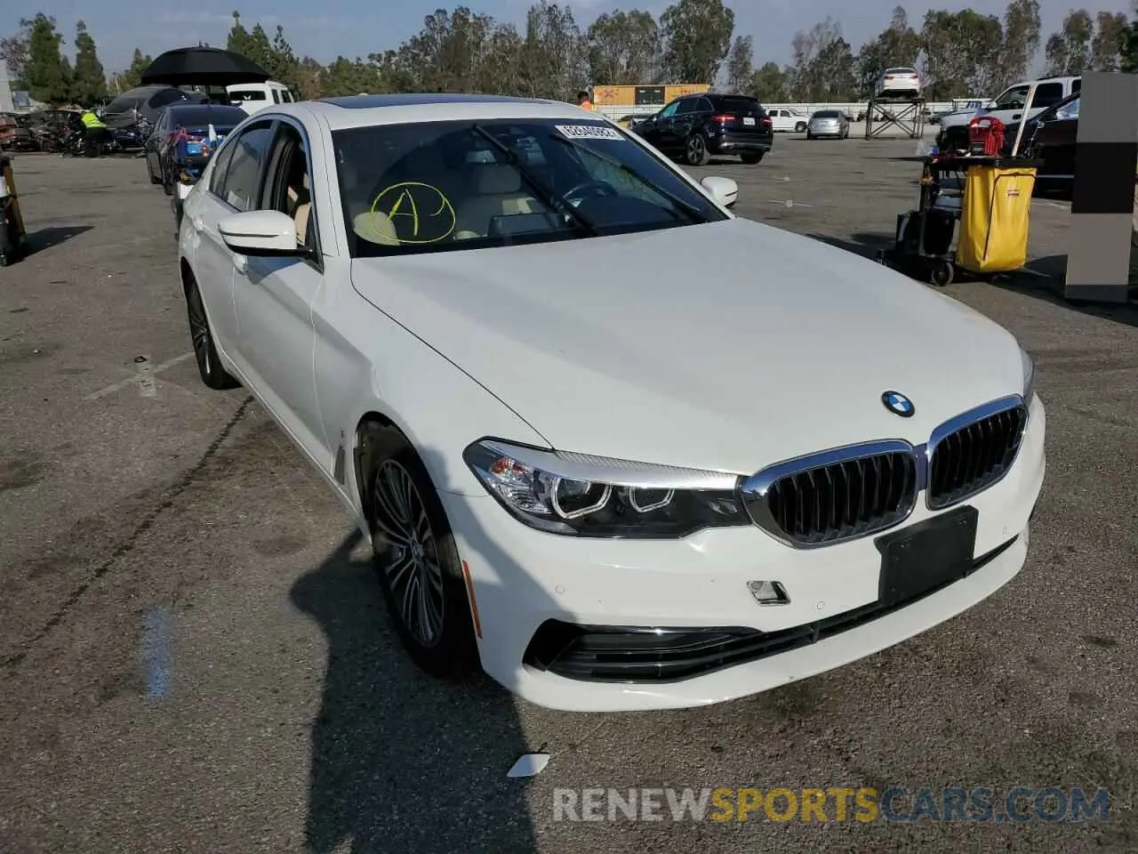 1 Photograph of a damaged car WBAJA9C5XKB388260 BMW 5 SERIES 2019