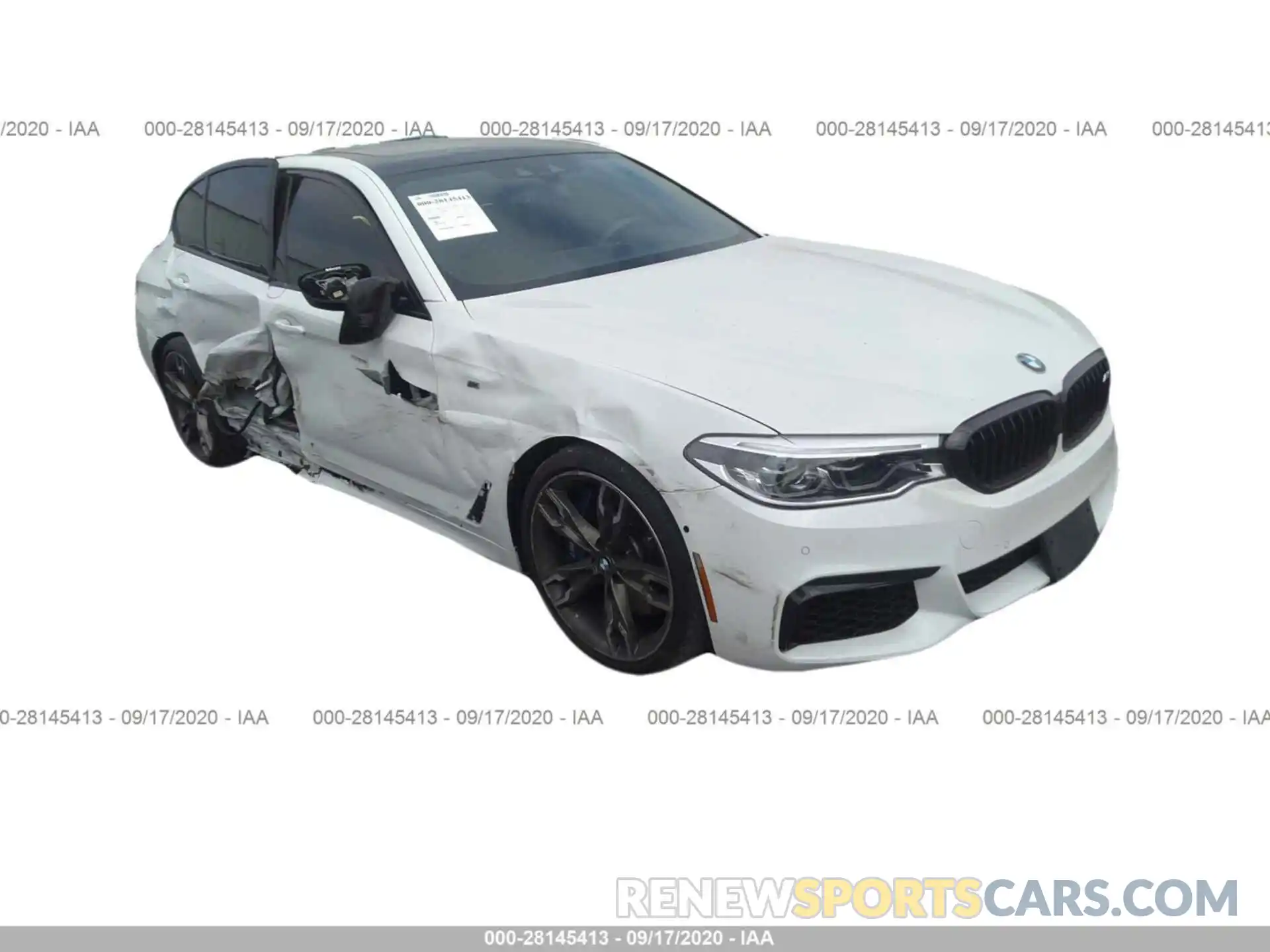 1 Photograph of a damaged car WBAJB9C54KB464178 BMW 5 SERIES 2019