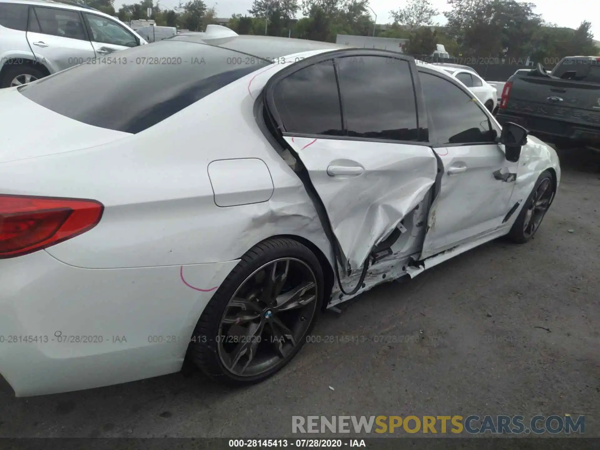 6 Photograph of a damaged car WBAJB9C54KB464178 BMW 5 SERIES 2019