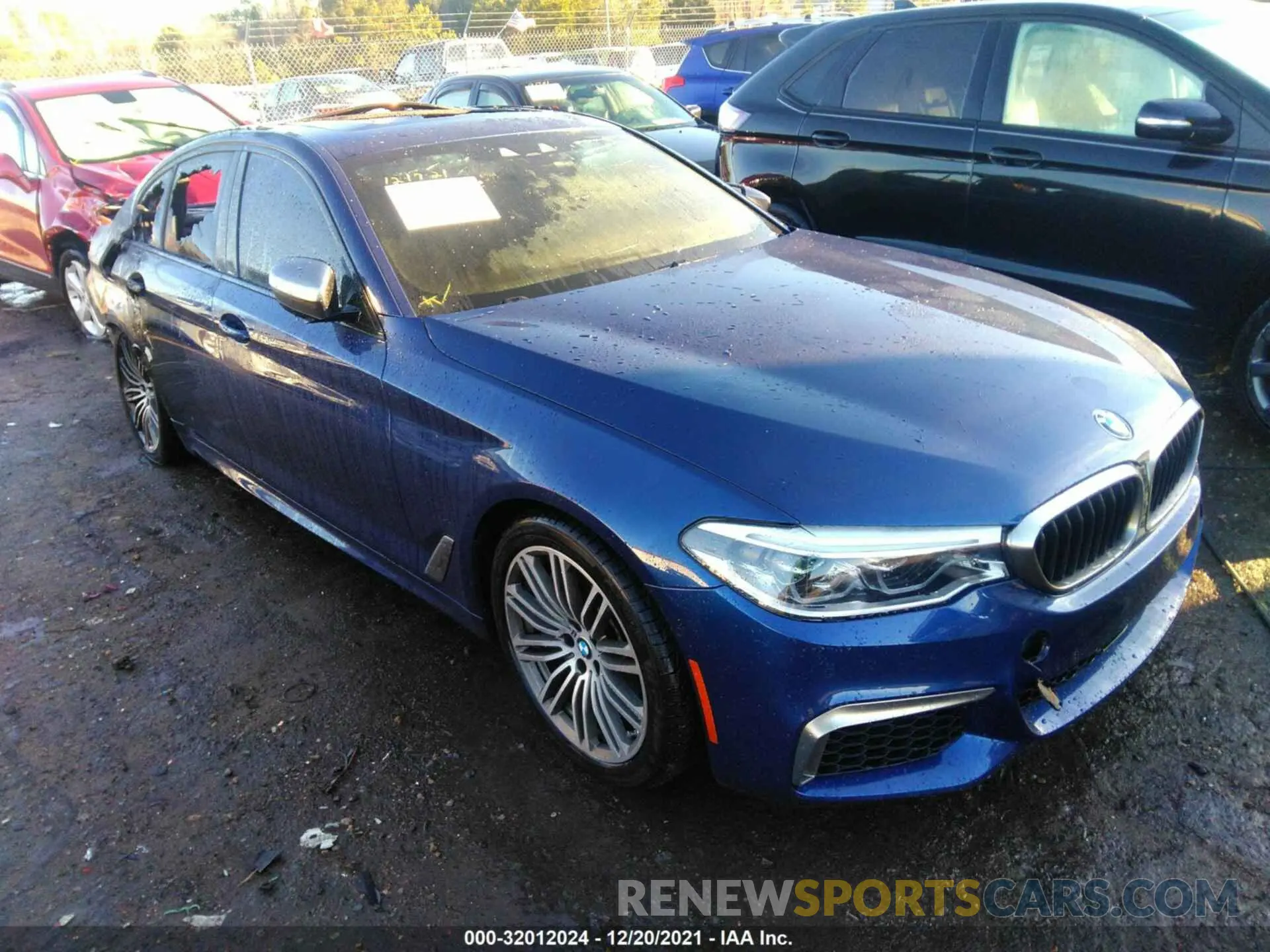 1 Photograph of a damaged car WBAJB9C56KB465106 BMW 5 SERIES 2019