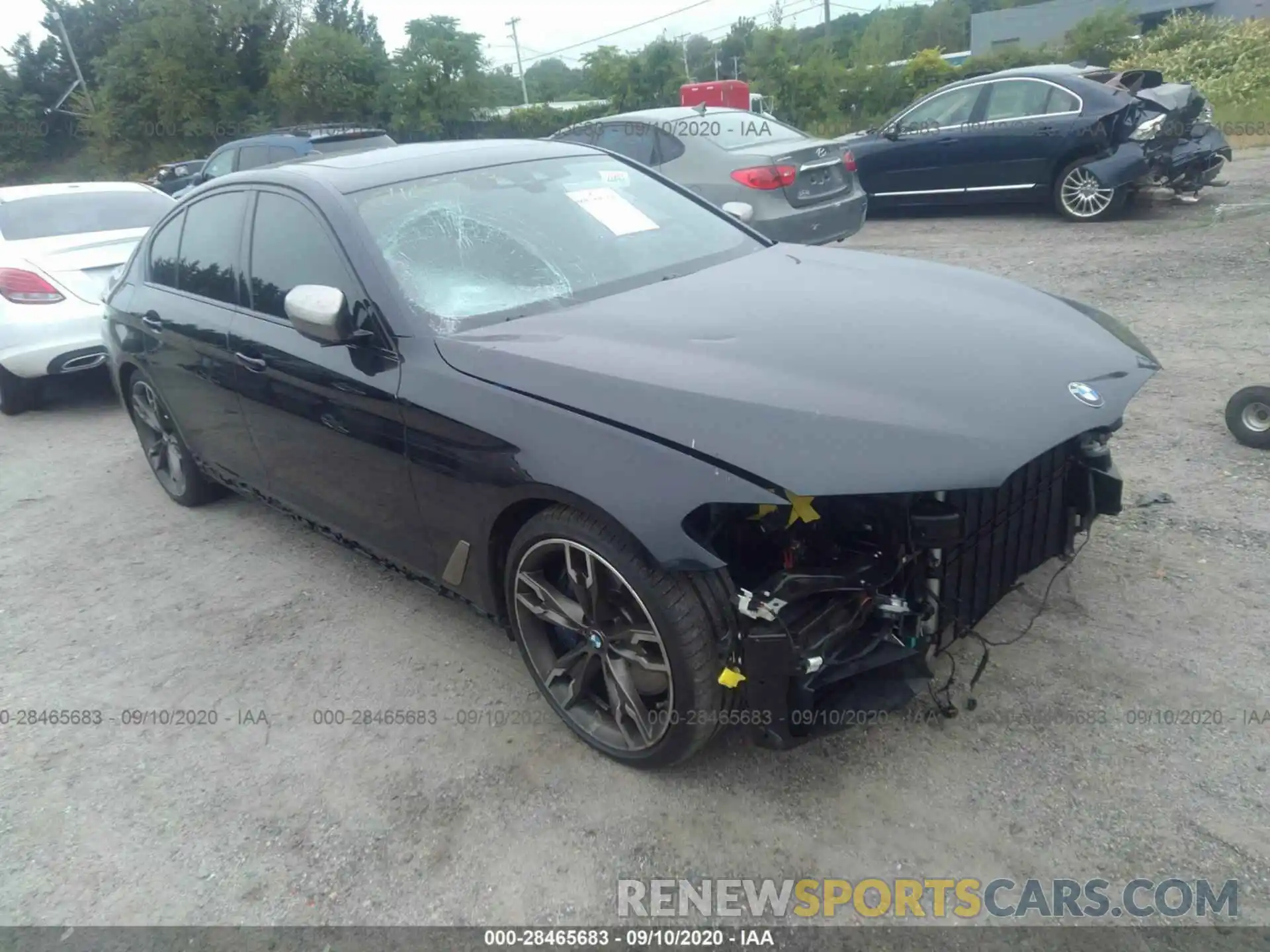 1 Photograph of a damaged car WBAJB9C57KB288419 BMW 5 SERIES 2019