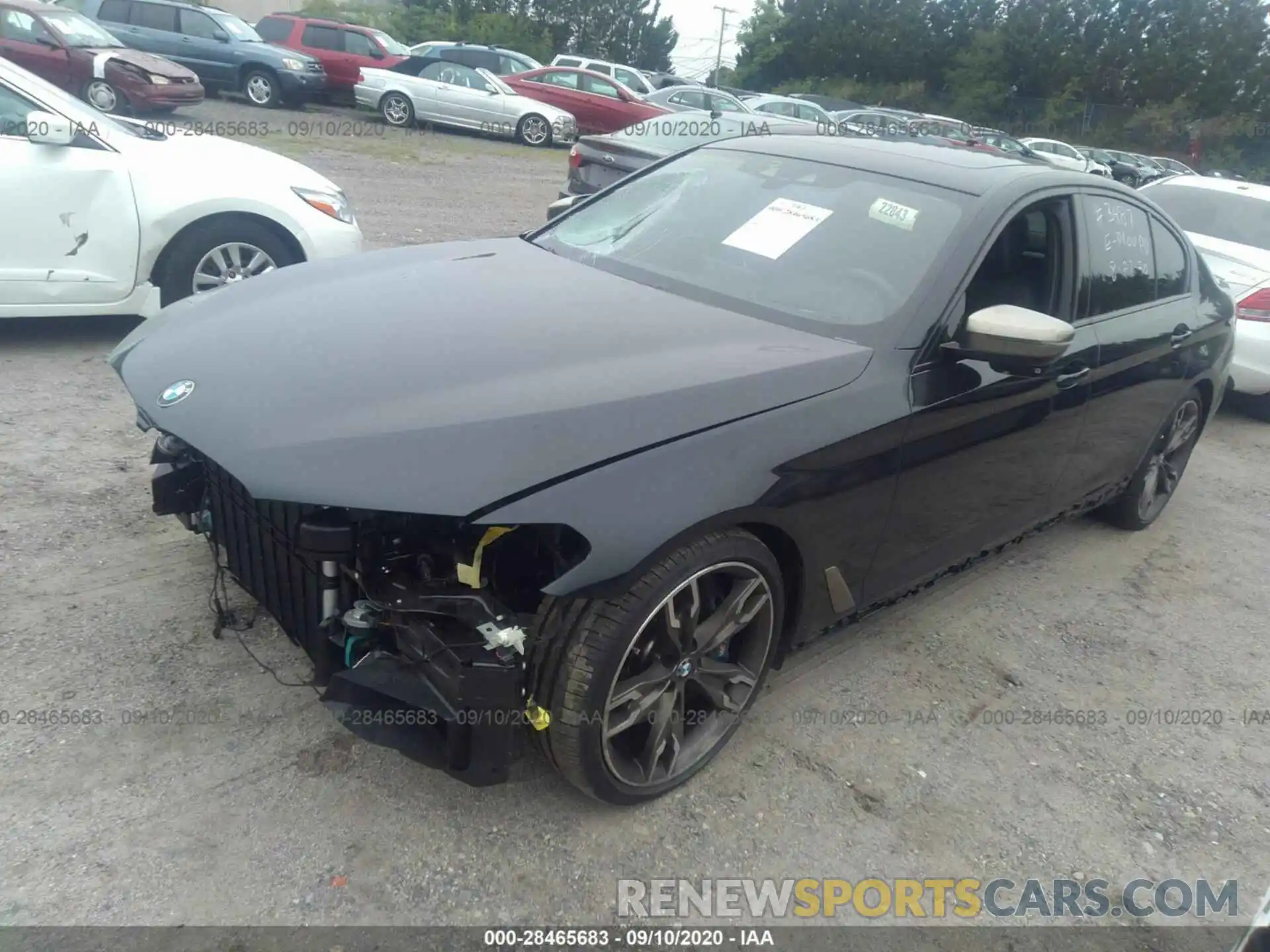 2 Photograph of a damaged car WBAJB9C57KB288419 BMW 5 SERIES 2019