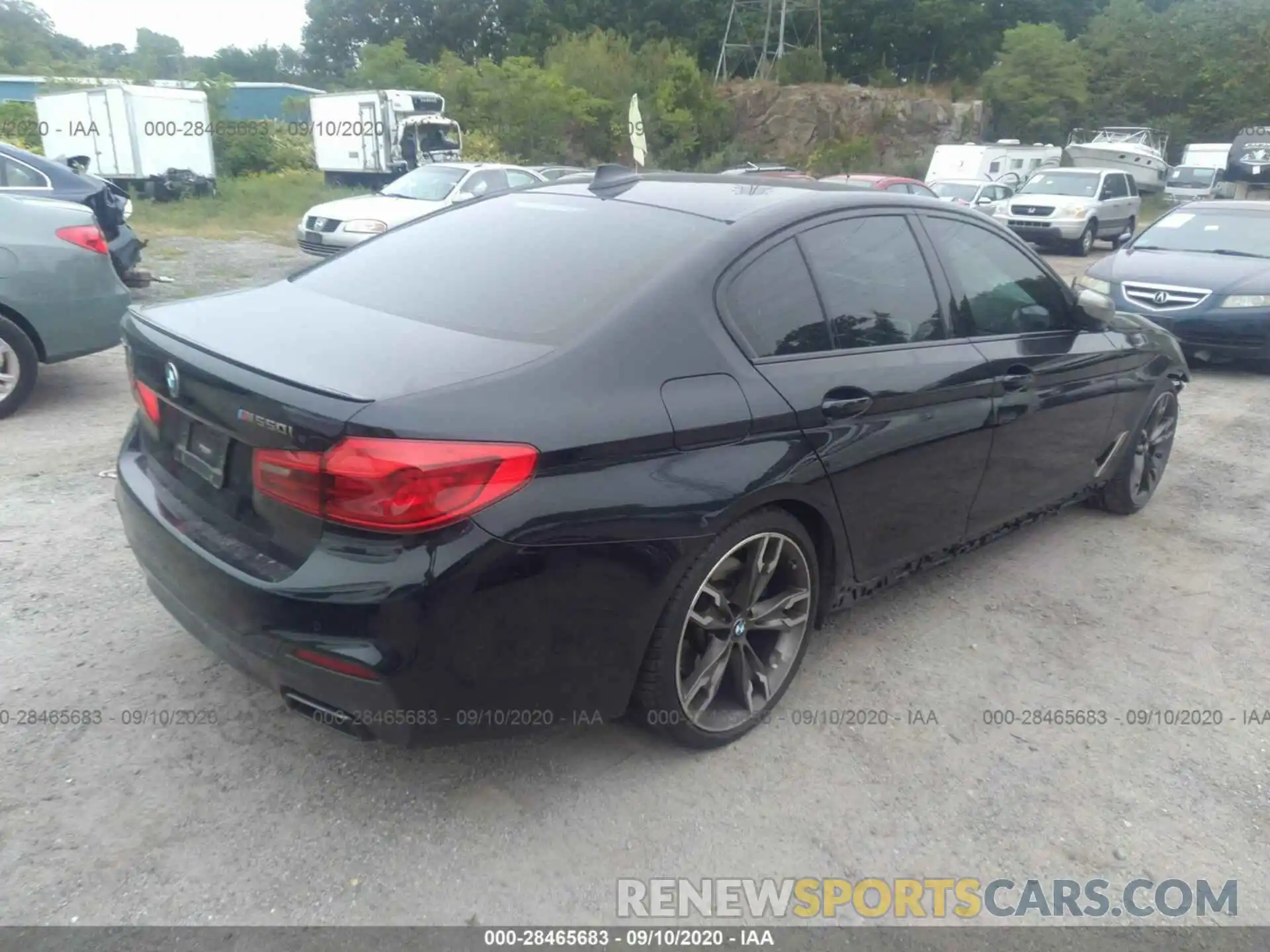 4 Photograph of a damaged car WBAJB9C57KB288419 BMW 5 SERIES 2019