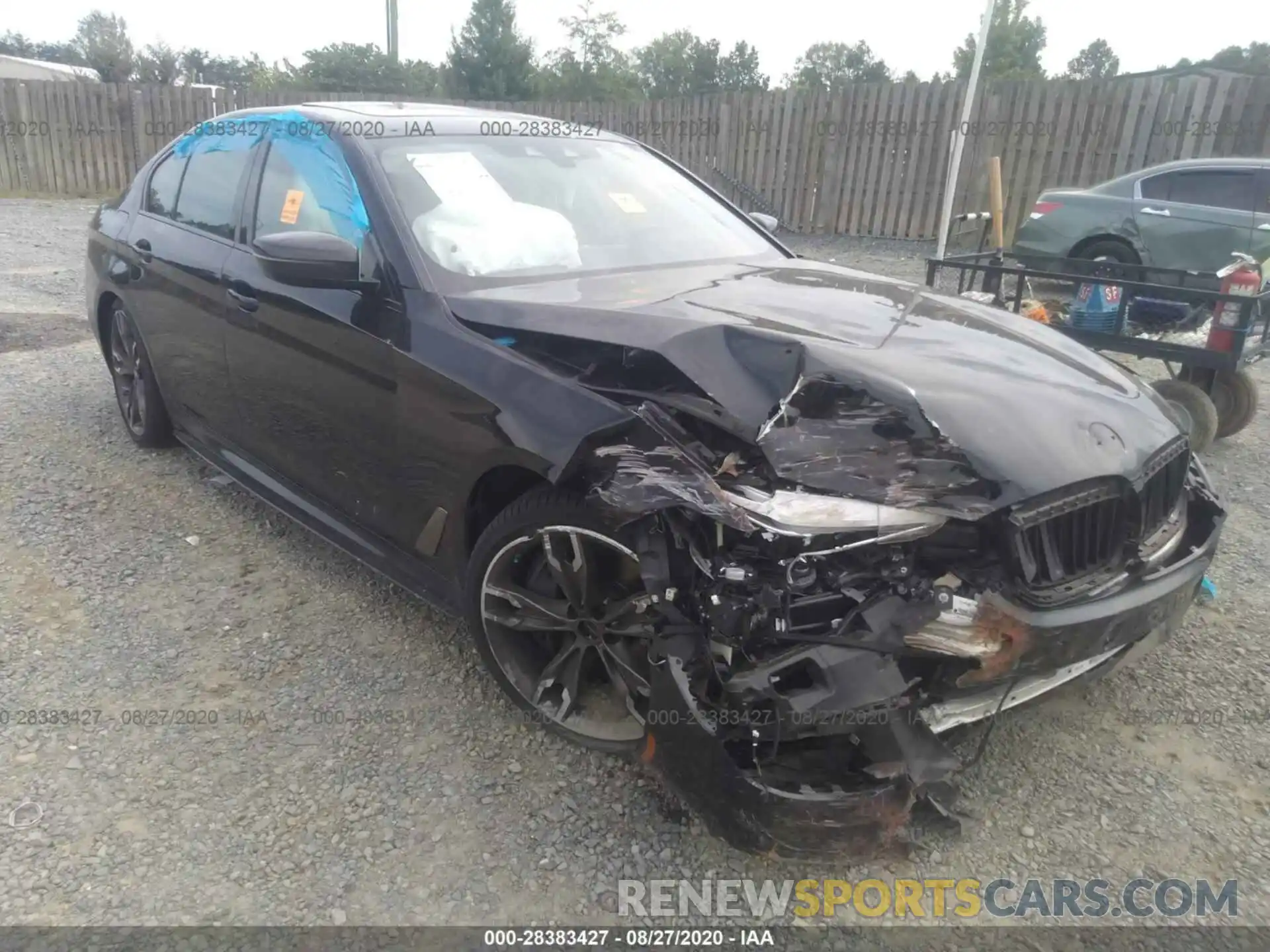 1 Photograph of a damaged car WBAJB9C5XKB464802 BMW 5 SERIES 2019