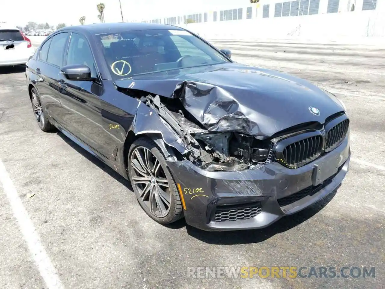 1 Photograph of a damaged car WBAJE5C50KWW11802 BMW 5 SERIES 2019