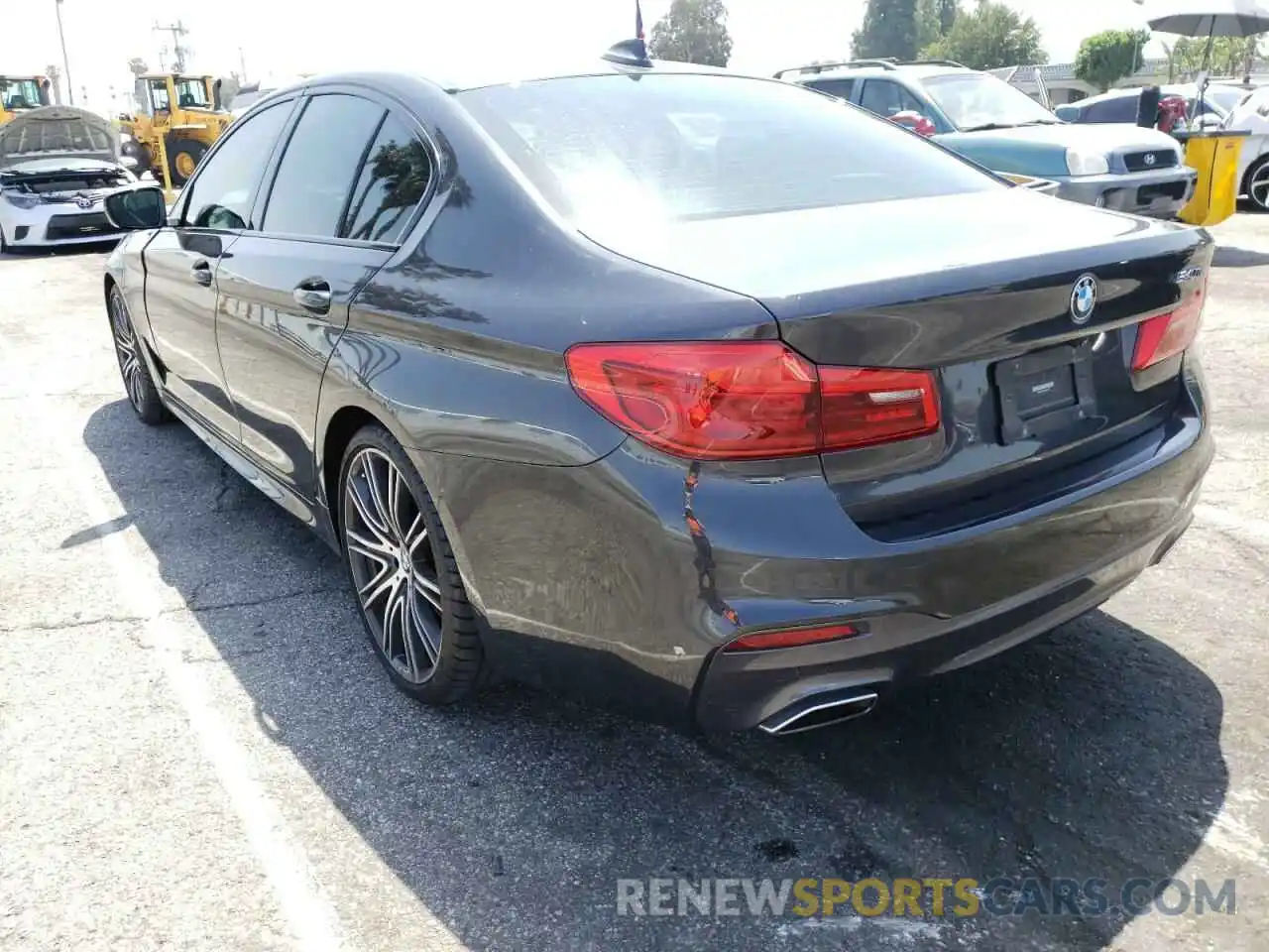 3 Photograph of a damaged car WBAJE5C50KWW11802 BMW 5 SERIES 2019