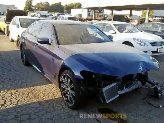 1 Photograph of a damaged car WBAJE5C51KWW10092 BMW 5 SERIES 2019