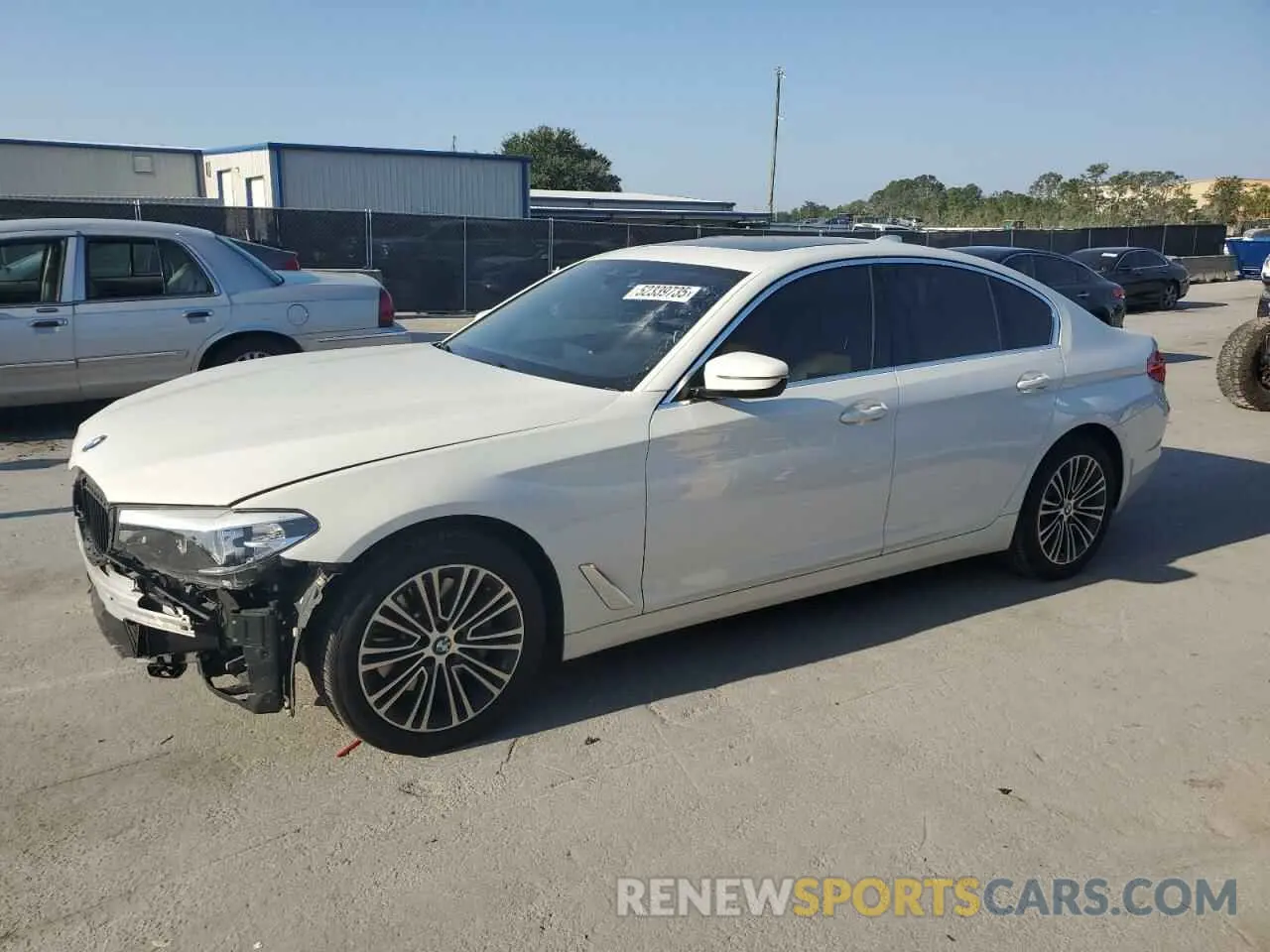 1 Photograph of a damaged car WBAJE5C52KG919676 BMW 5 SERIES 2019