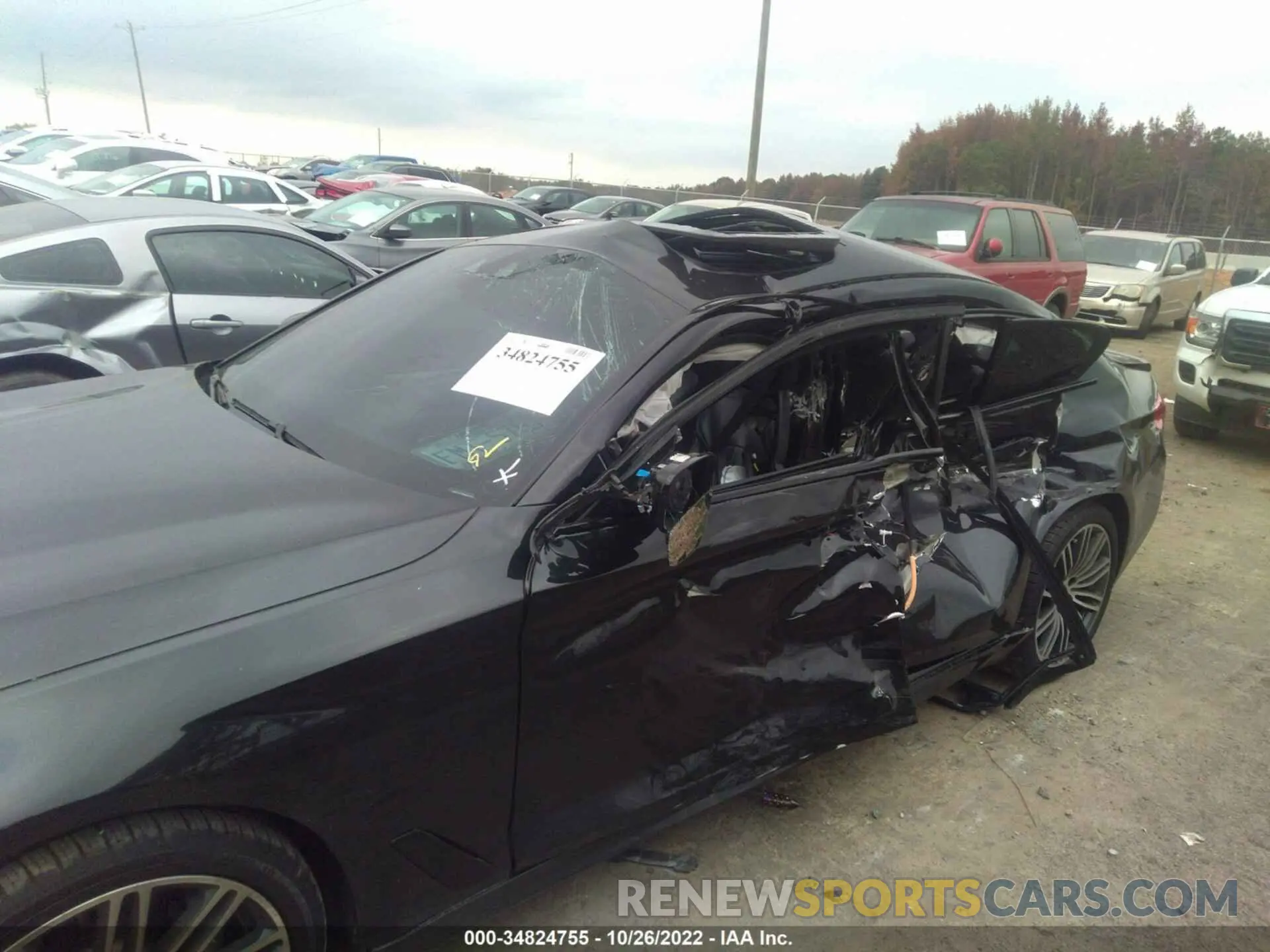 6 Photograph of a damaged car WBAJE5C52KWW12255 BMW 5 SERIES 2019