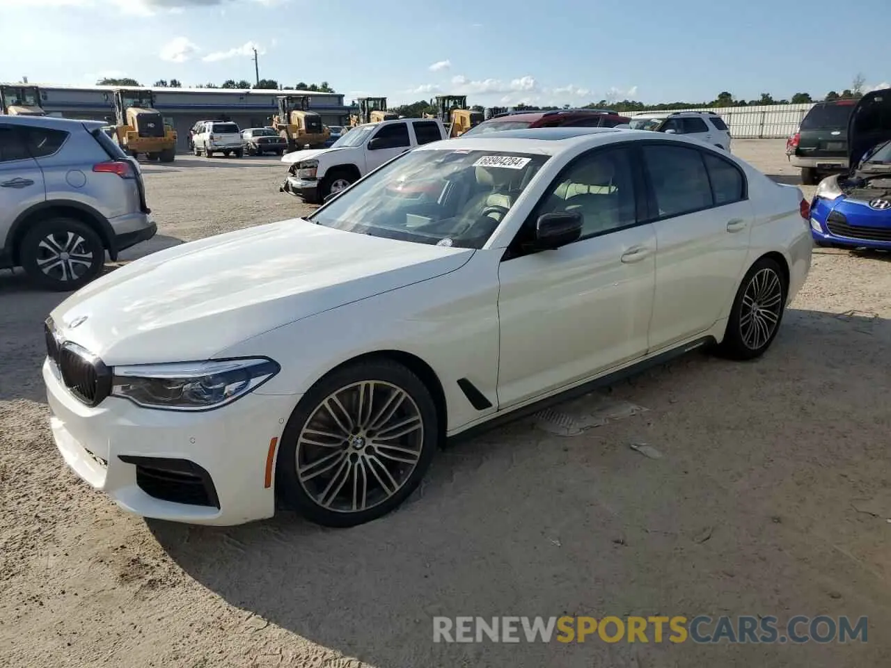 1 Photograph of a damaged car WBAJE5C53KWW20459 BMW 5 SERIES 2019