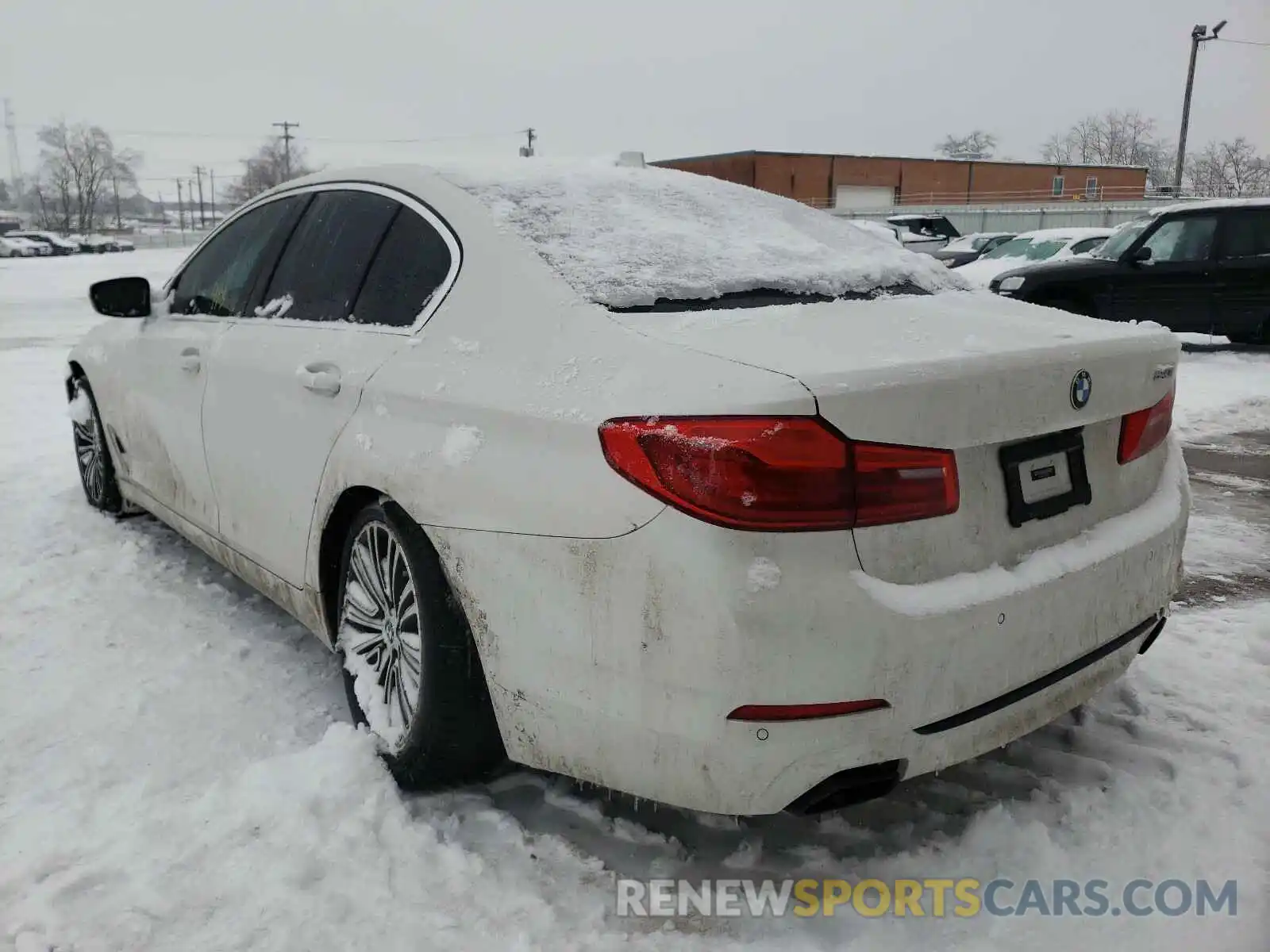 3 Photograph of a damaged car WBAJE5C53KWW26827 BMW 5 SERIES 2019