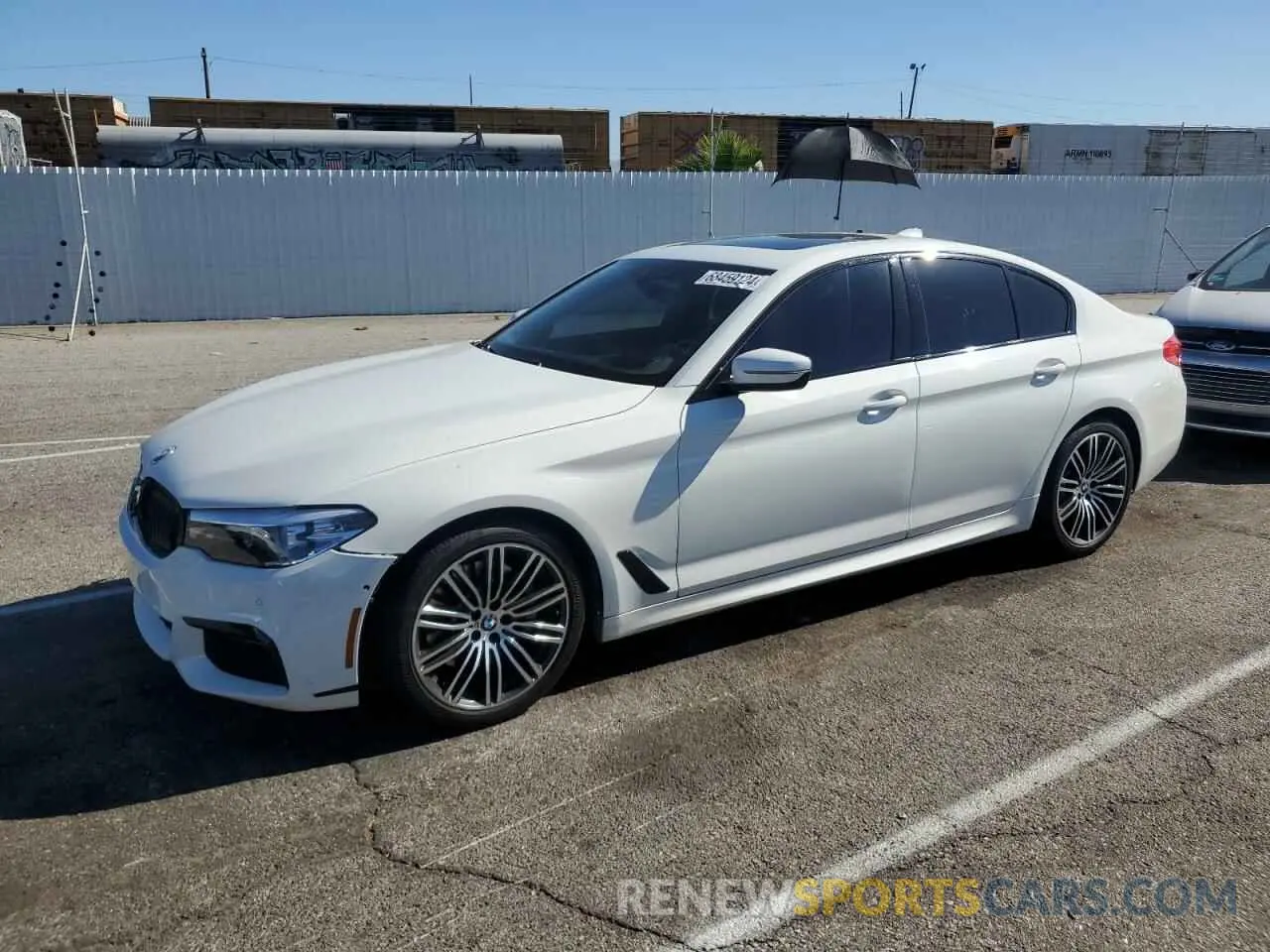1 Photograph of a damaged car WBAJE5C53KWW43210 BMW 5 SERIES 2019