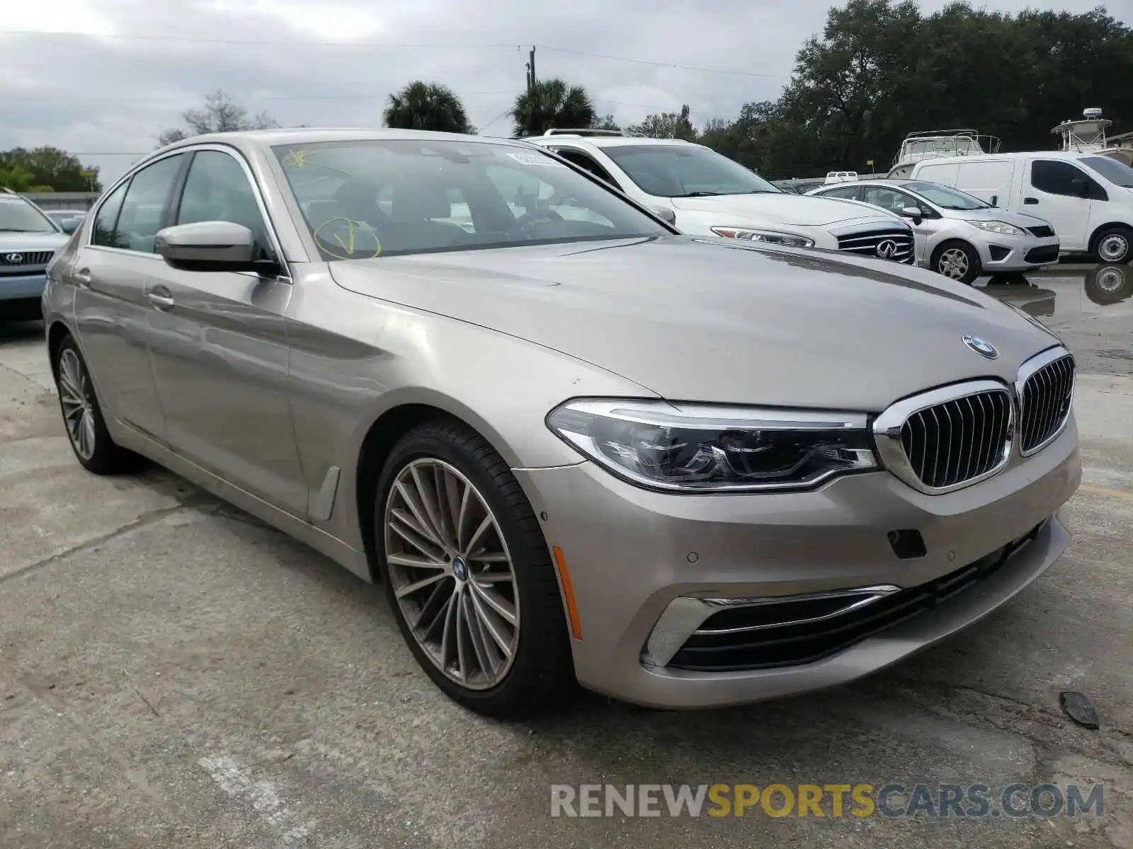 1 Photograph of a damaged car WBAJE5C54KBM76931 BMW 5 SERIES 2019