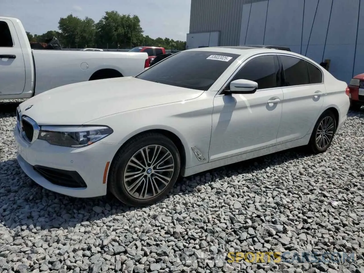 1 Photograph of a damaged car WBAJE5C54KWW45130 BMW 5 SERIES 2019