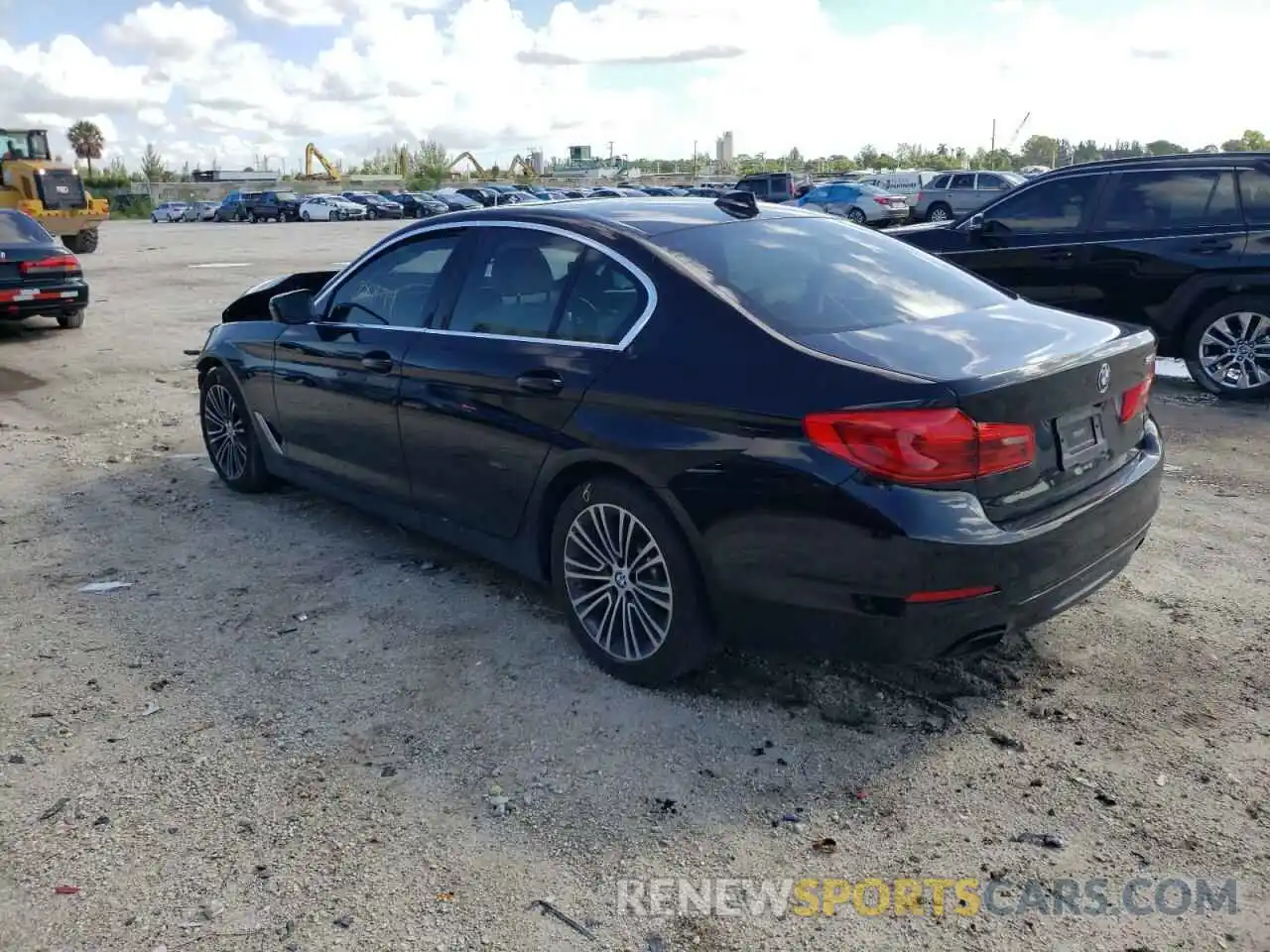 3 Photograph of a damaged car WBAJE5C55KWA98730 BMW 5 SERIES 2019