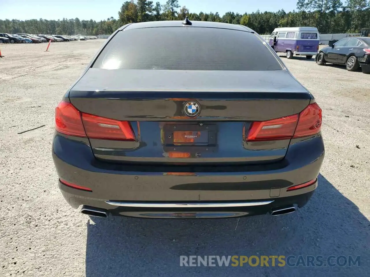 6 Photograph of a damaged car WBAJE5C55KWW06675 BMW 5 SERIES 2019