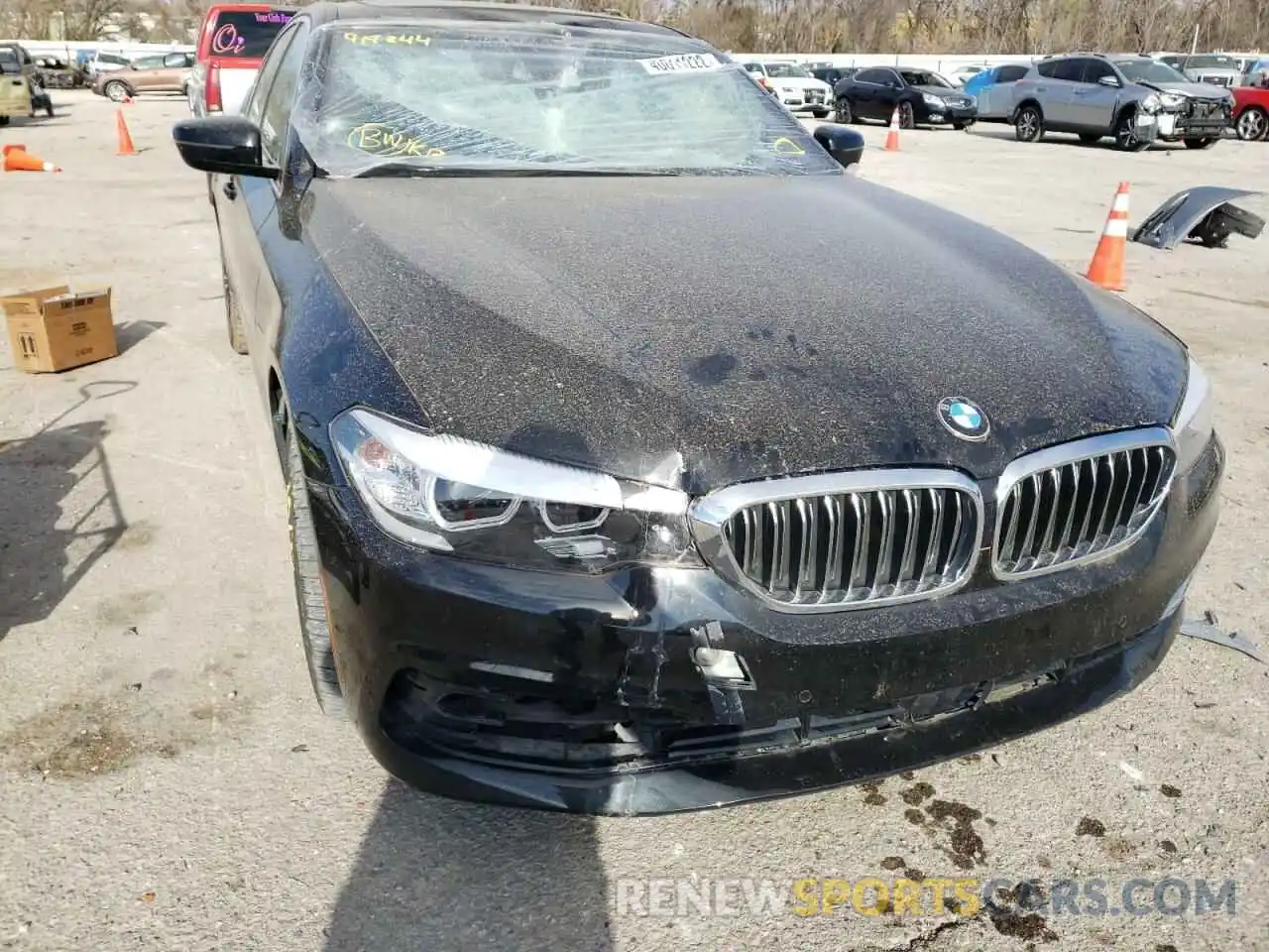 9 Photograph of a damaged car WBAJE5C56KG919244 BMW 5 SERIES 2019