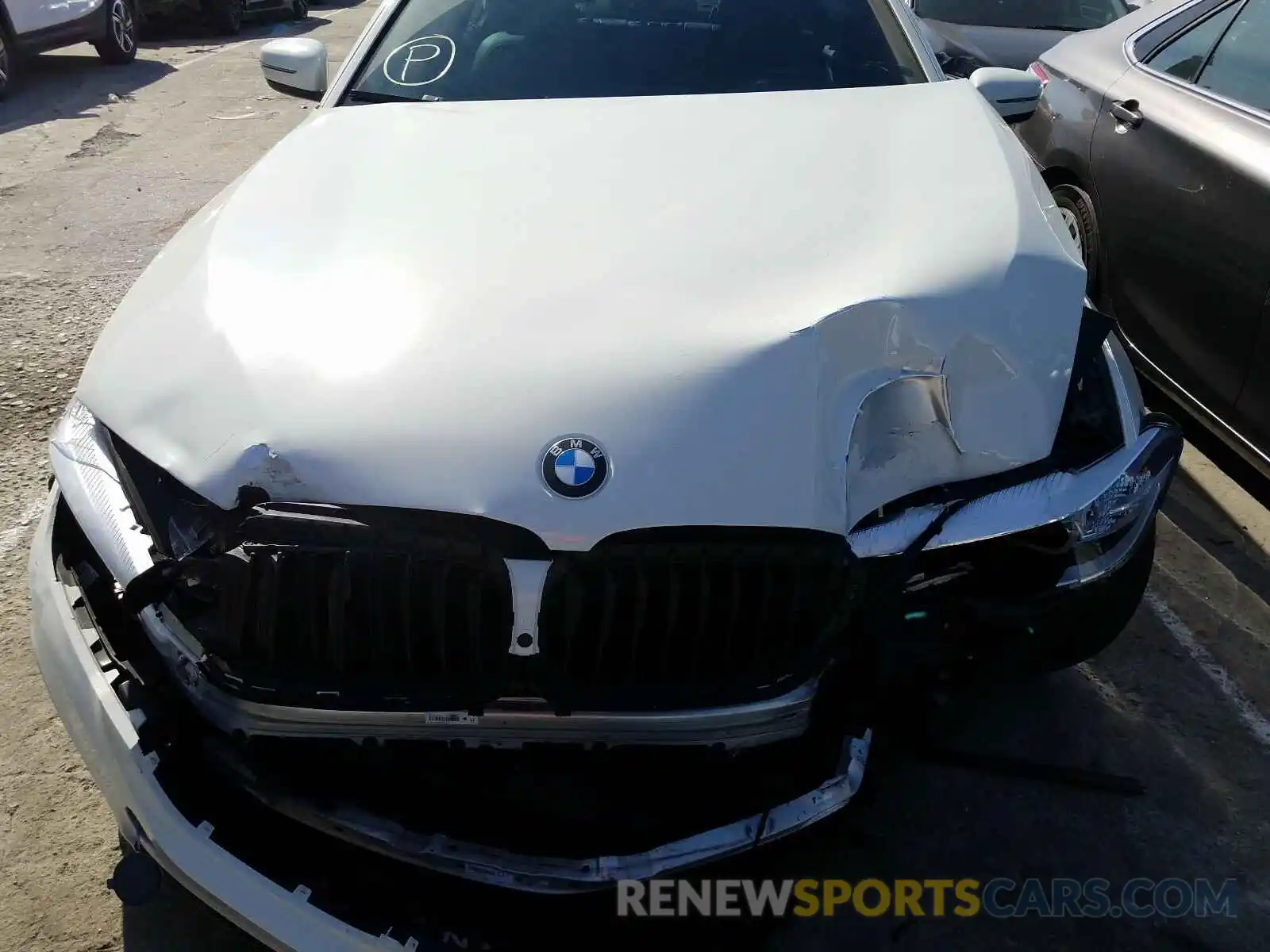 7 Photograph of a damaged car WBAJE5C57KWW13031 BMW 5 SERIES 2019