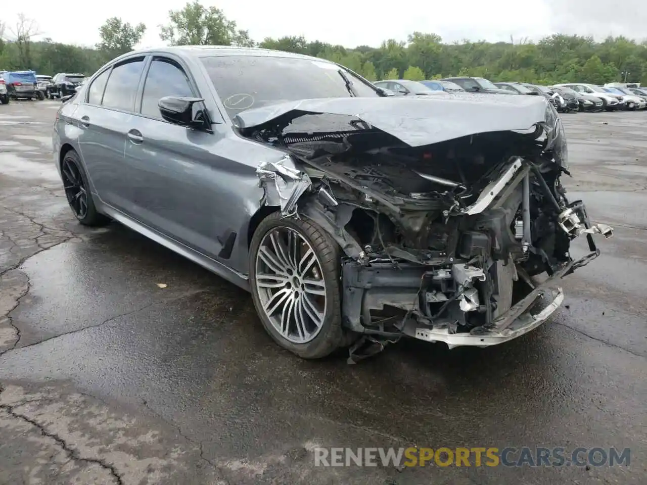 1 Photograph of a damaged car WBAJE5C58KWE66415 BMW 5 SERIES 2019