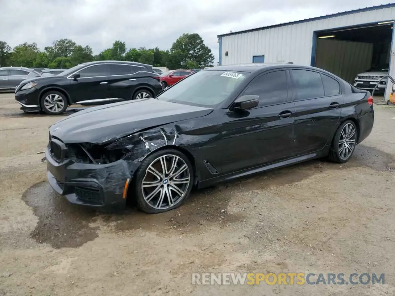 1 Photograph of a damaged car WBAJE5C58KWW10039 BMW 5 SERIES 2019
